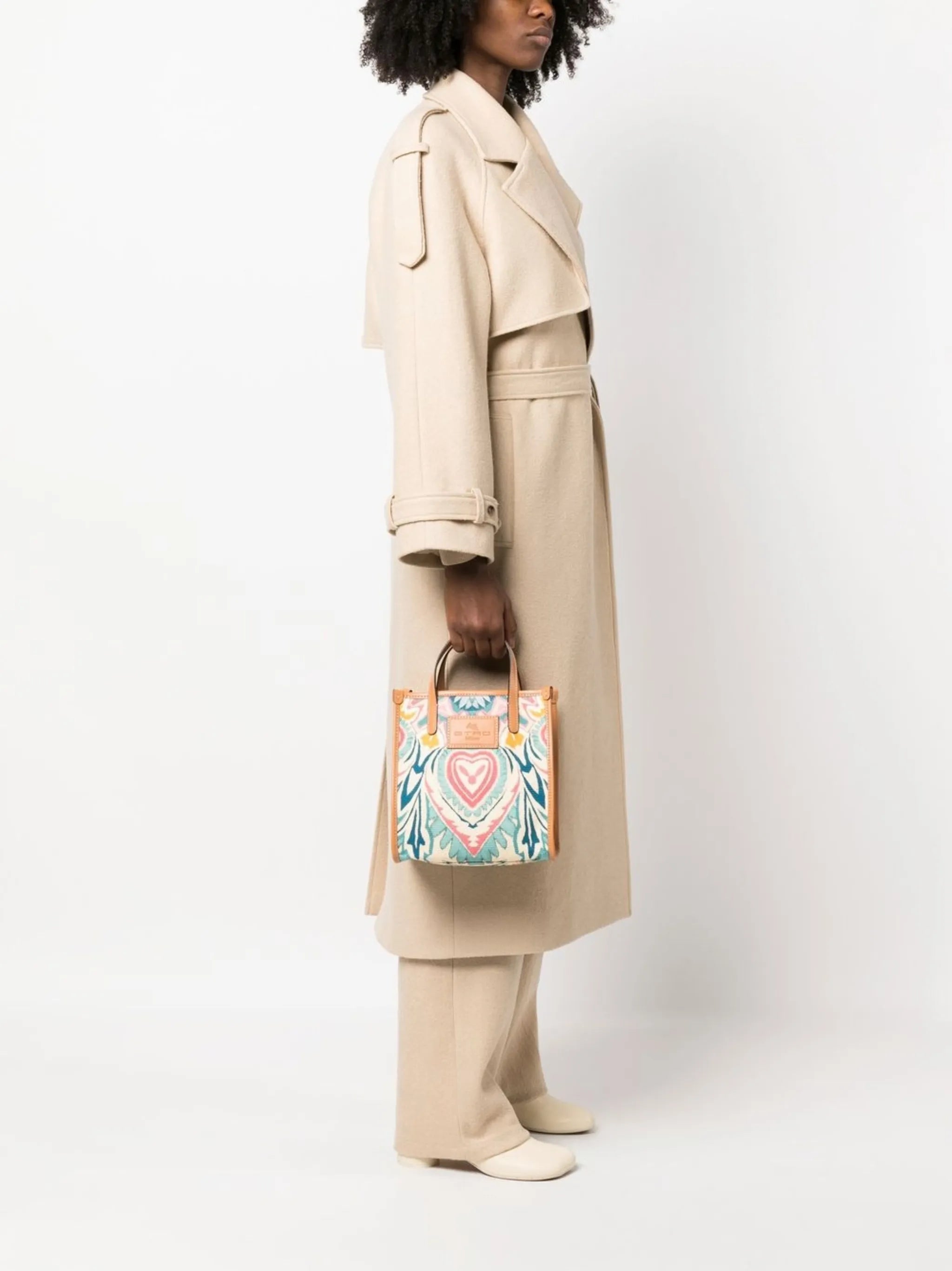 Globe Trotter print tote bag