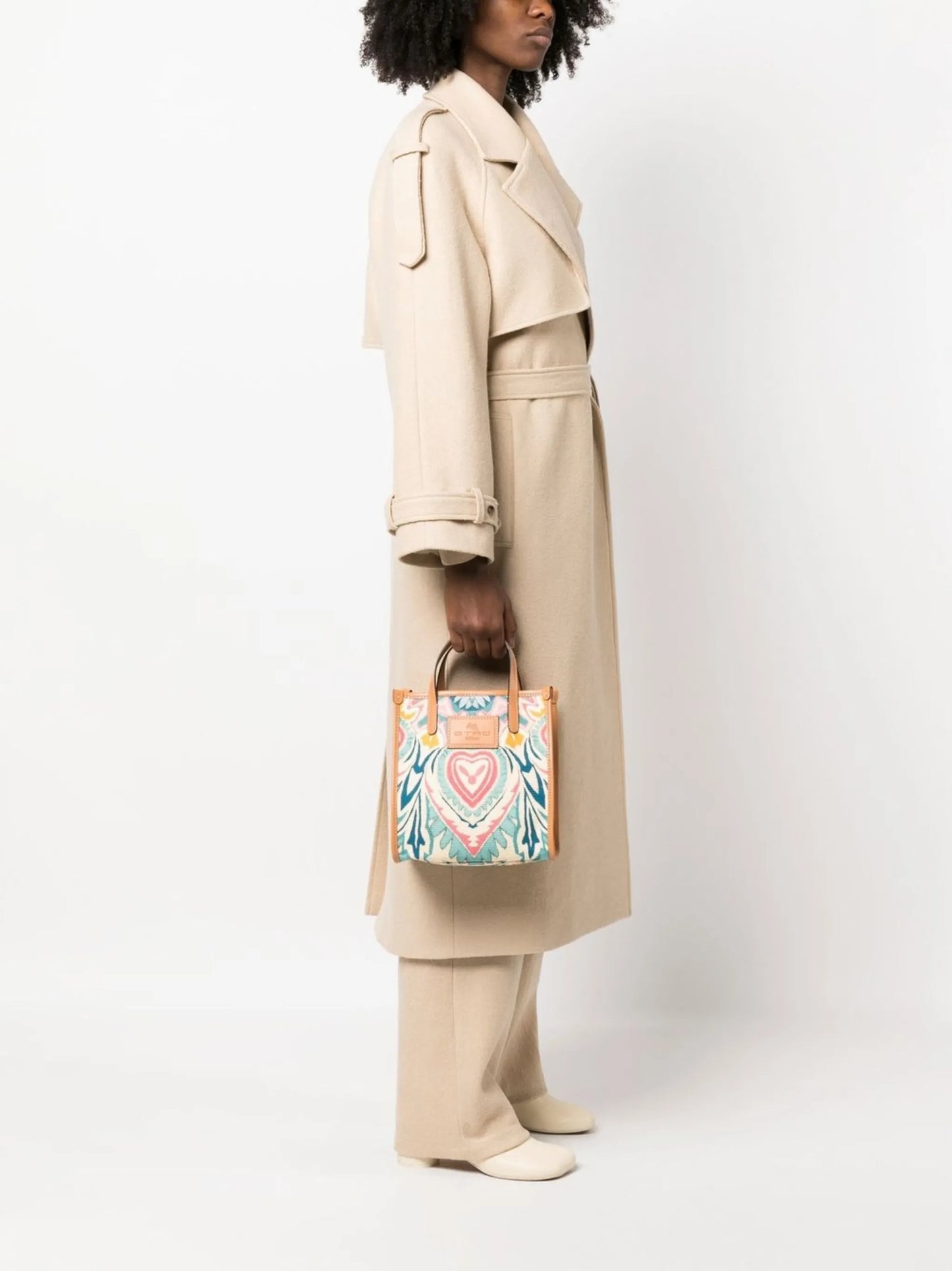 Globe Trotter print tote bag
