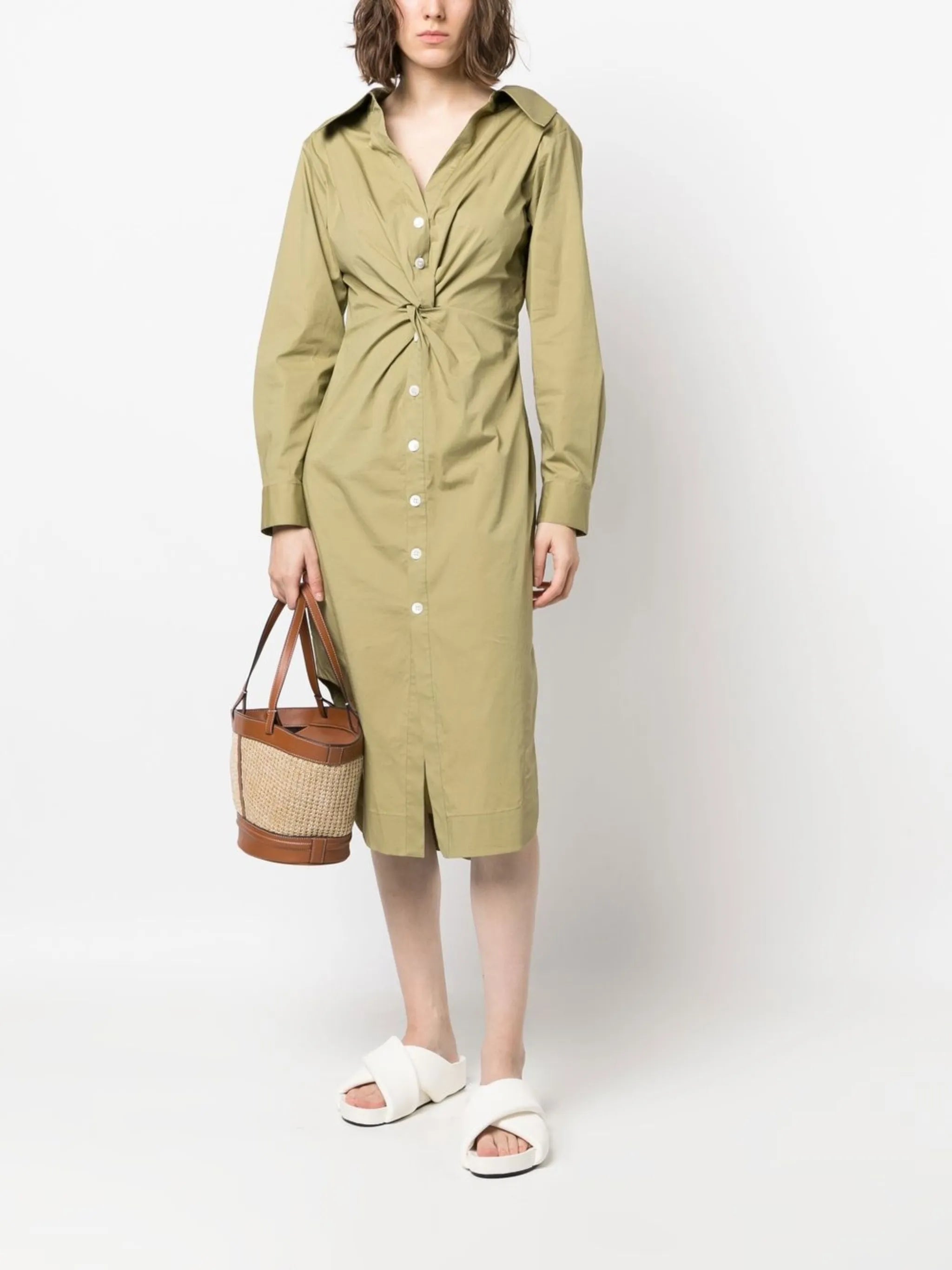 Henri raffia tote bag