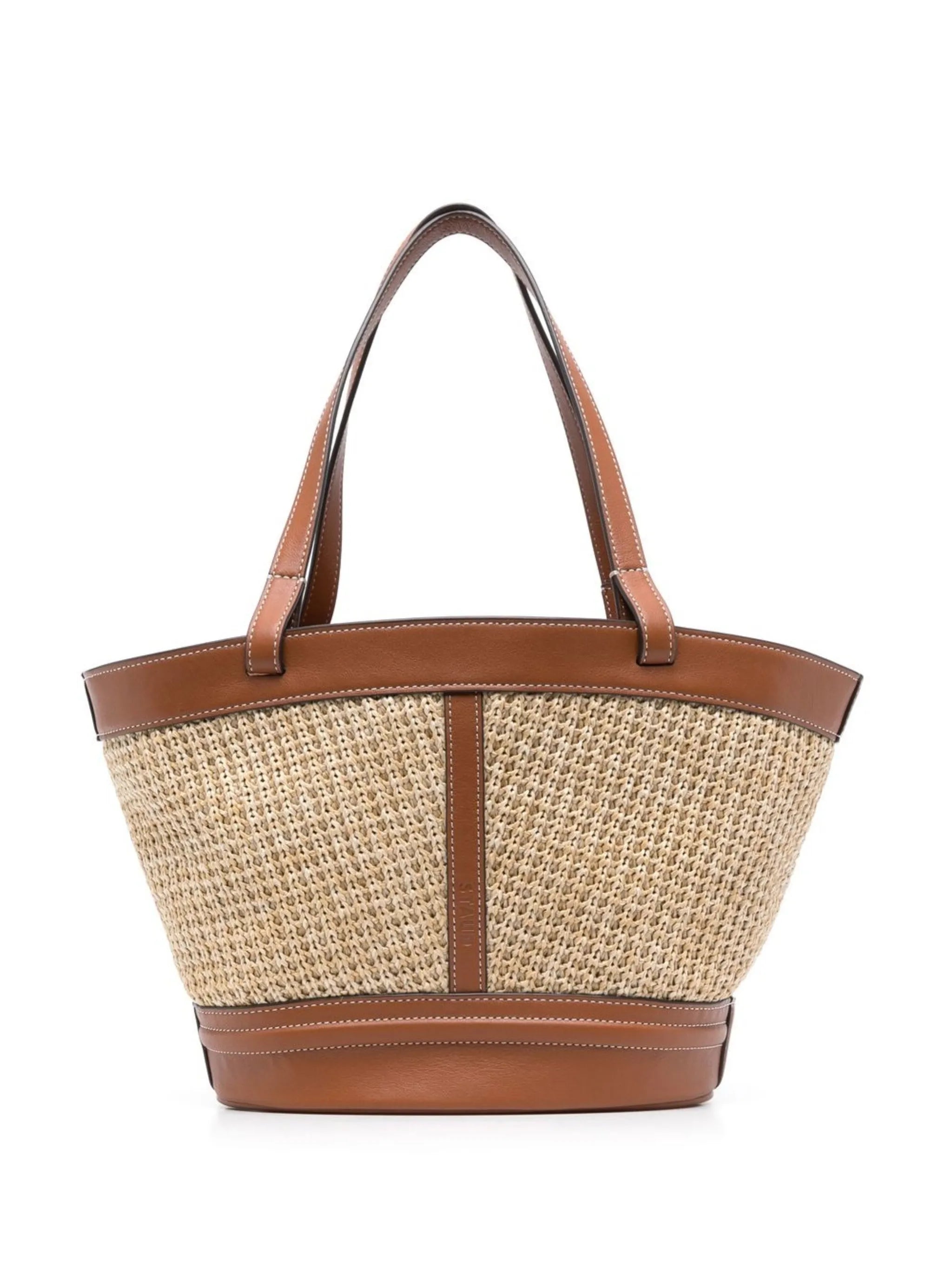 Henri raffia tote bag