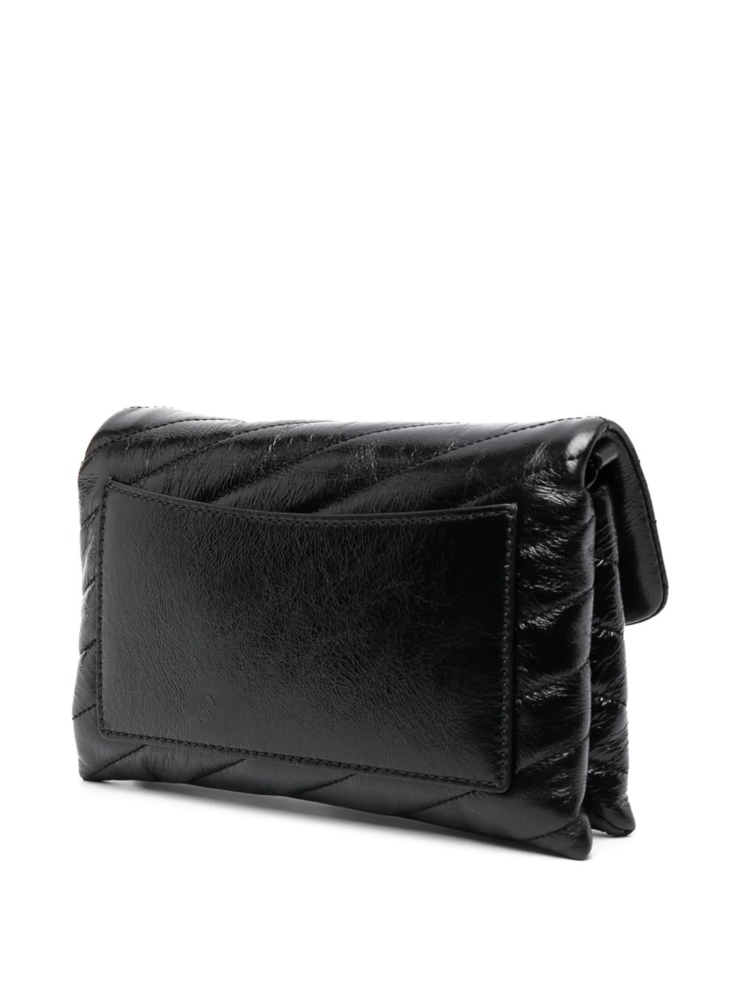 Kira metallic quilted crossbody bag