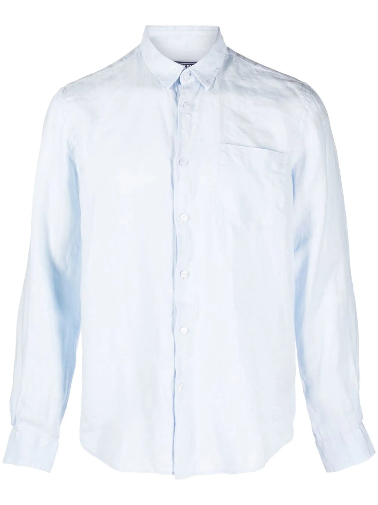 Caroubis long-sleeved linen shirt