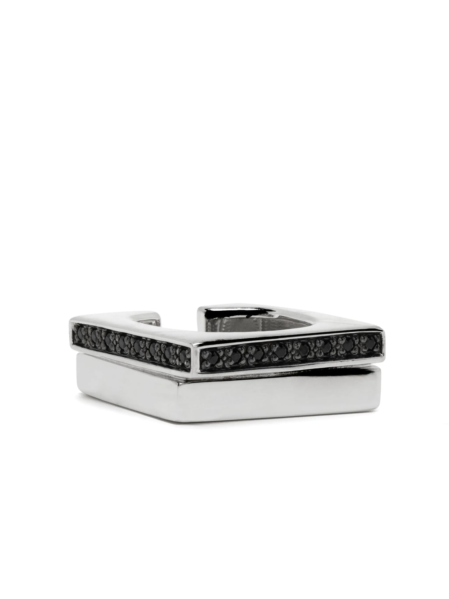 Step sterling-silver ear cuff