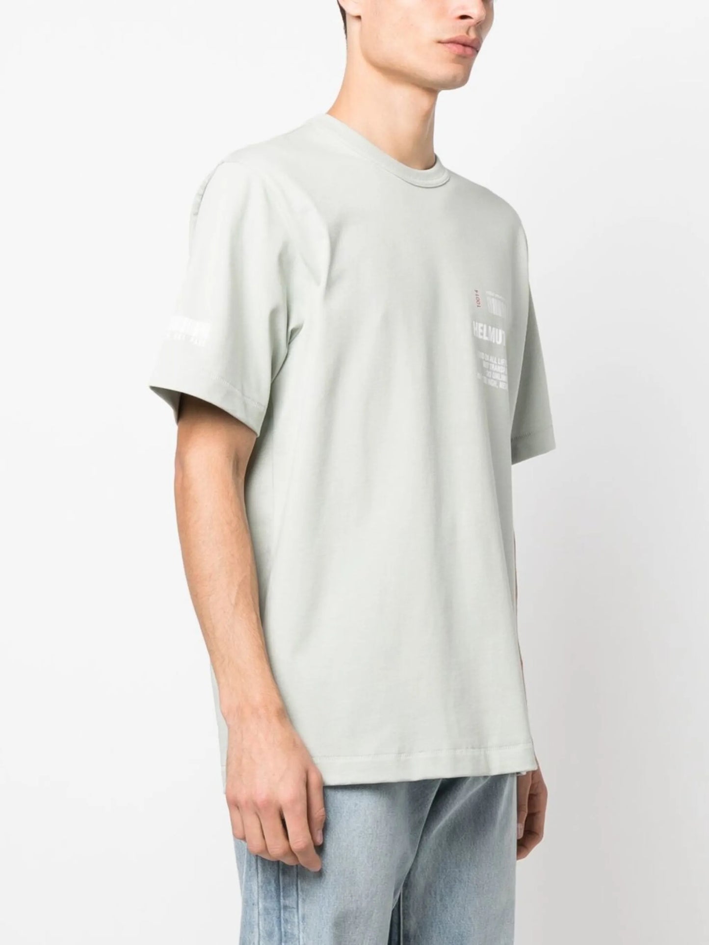 Grey Logo-Print T-Shirt
