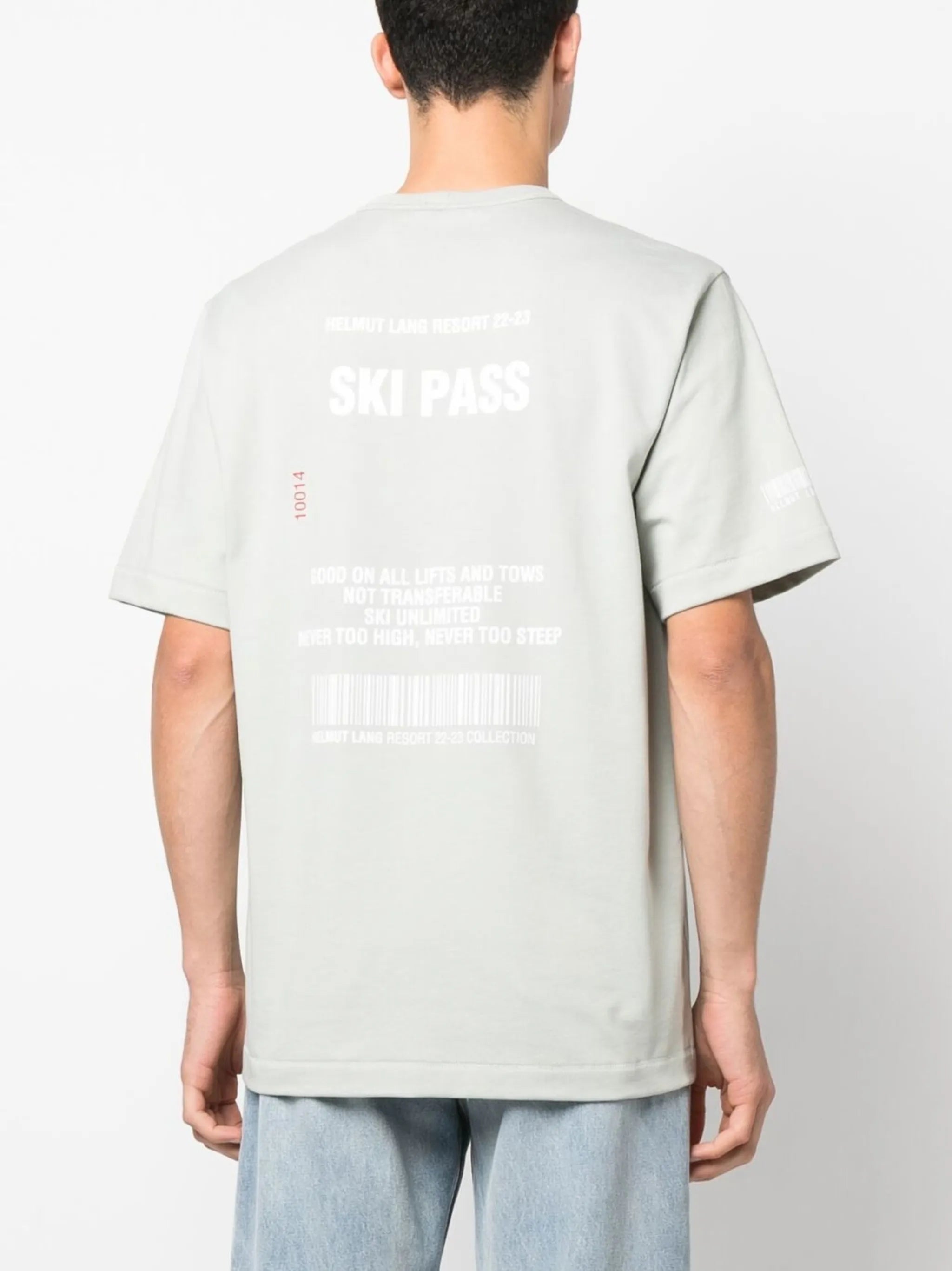 Grey Logo-Print T-Shirt