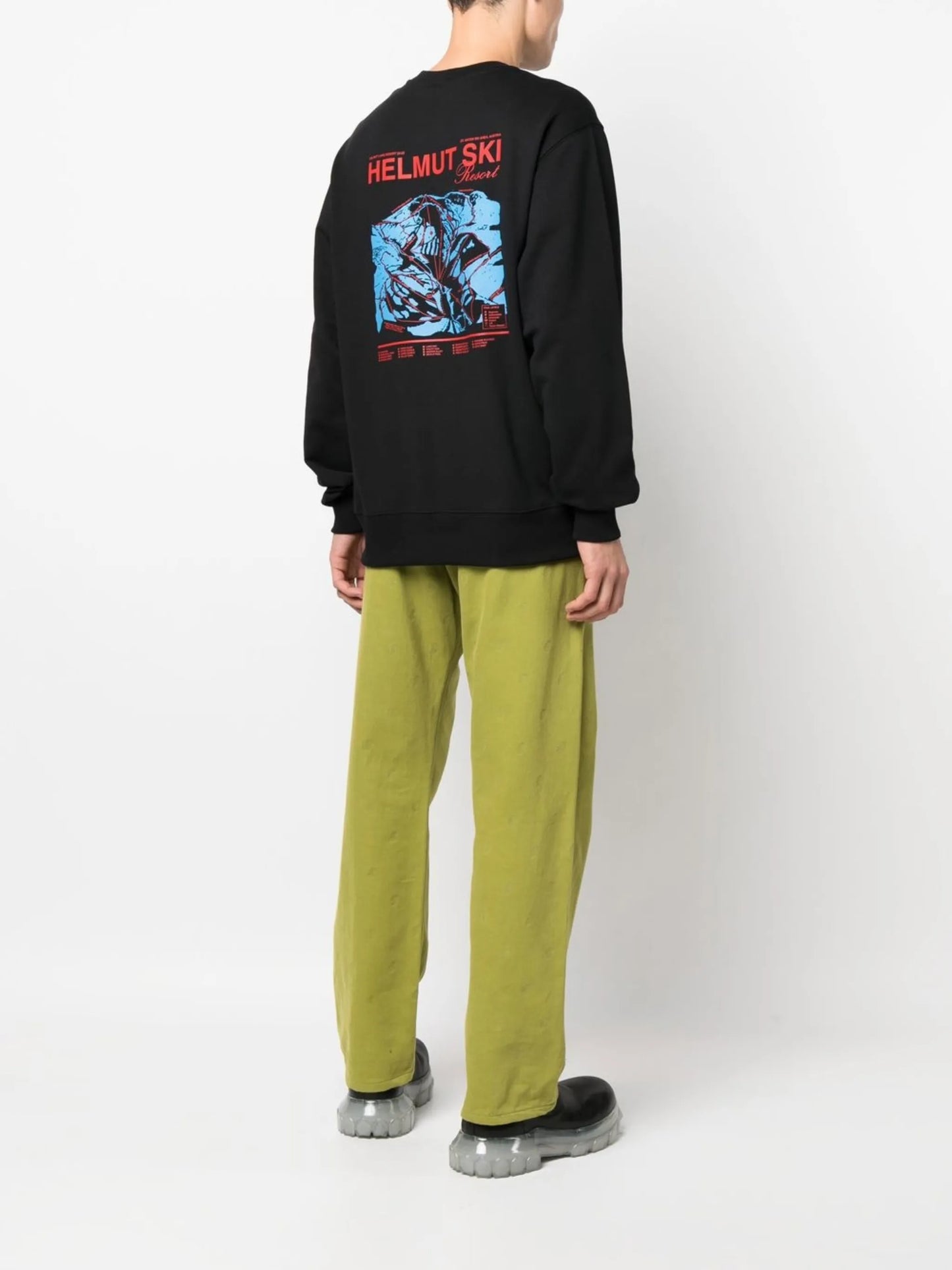 Black Logo-Print Sweatshirt