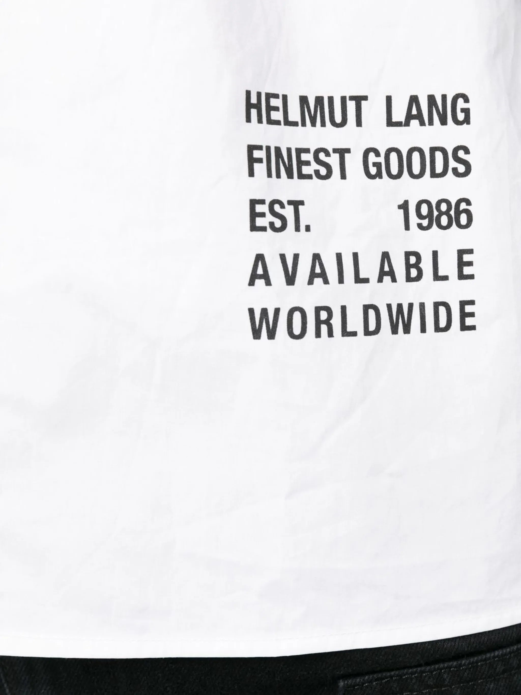 logo-print flap-pocket shirt