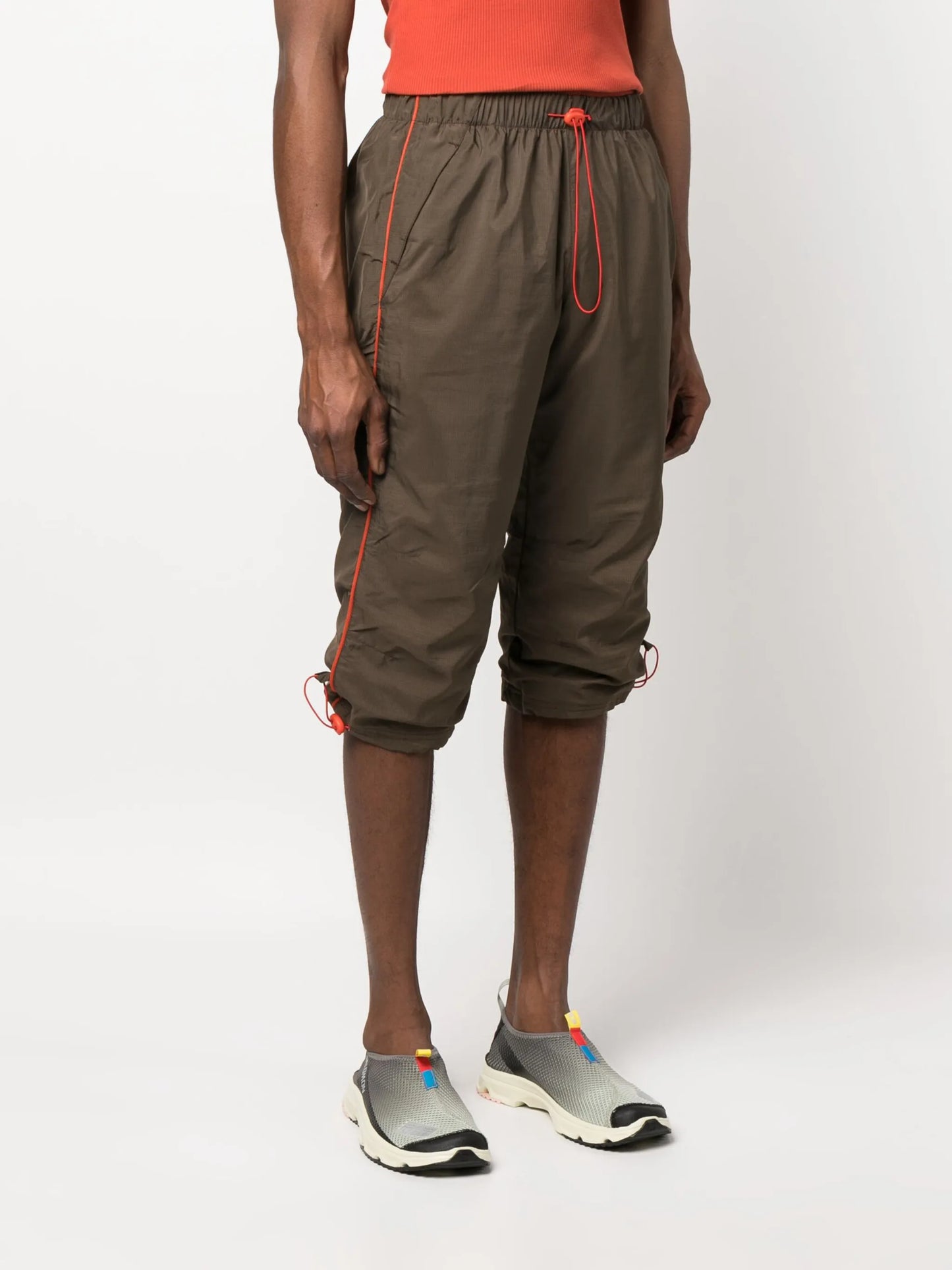 ripstop track shorts