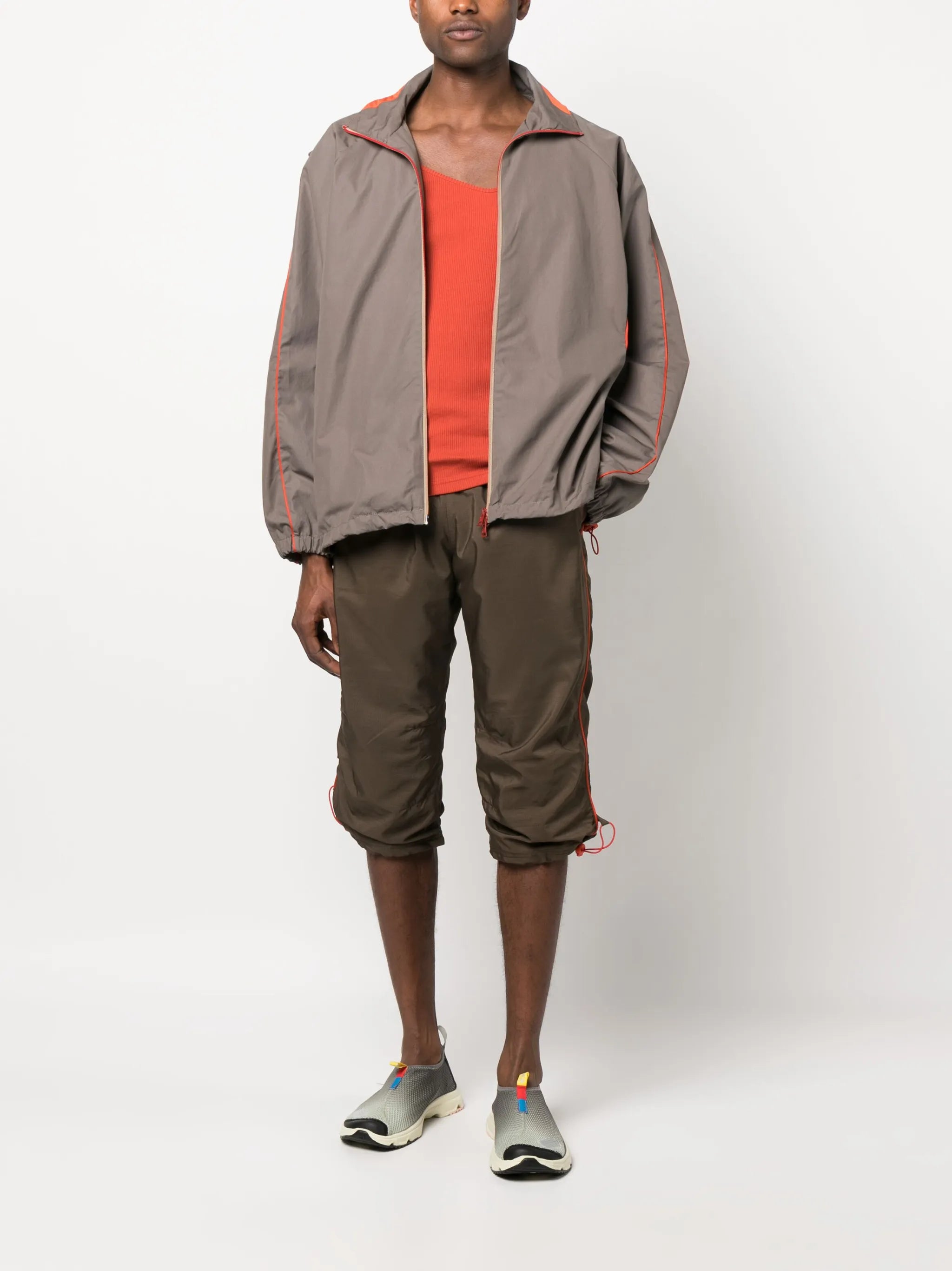 ripstop track shorts
