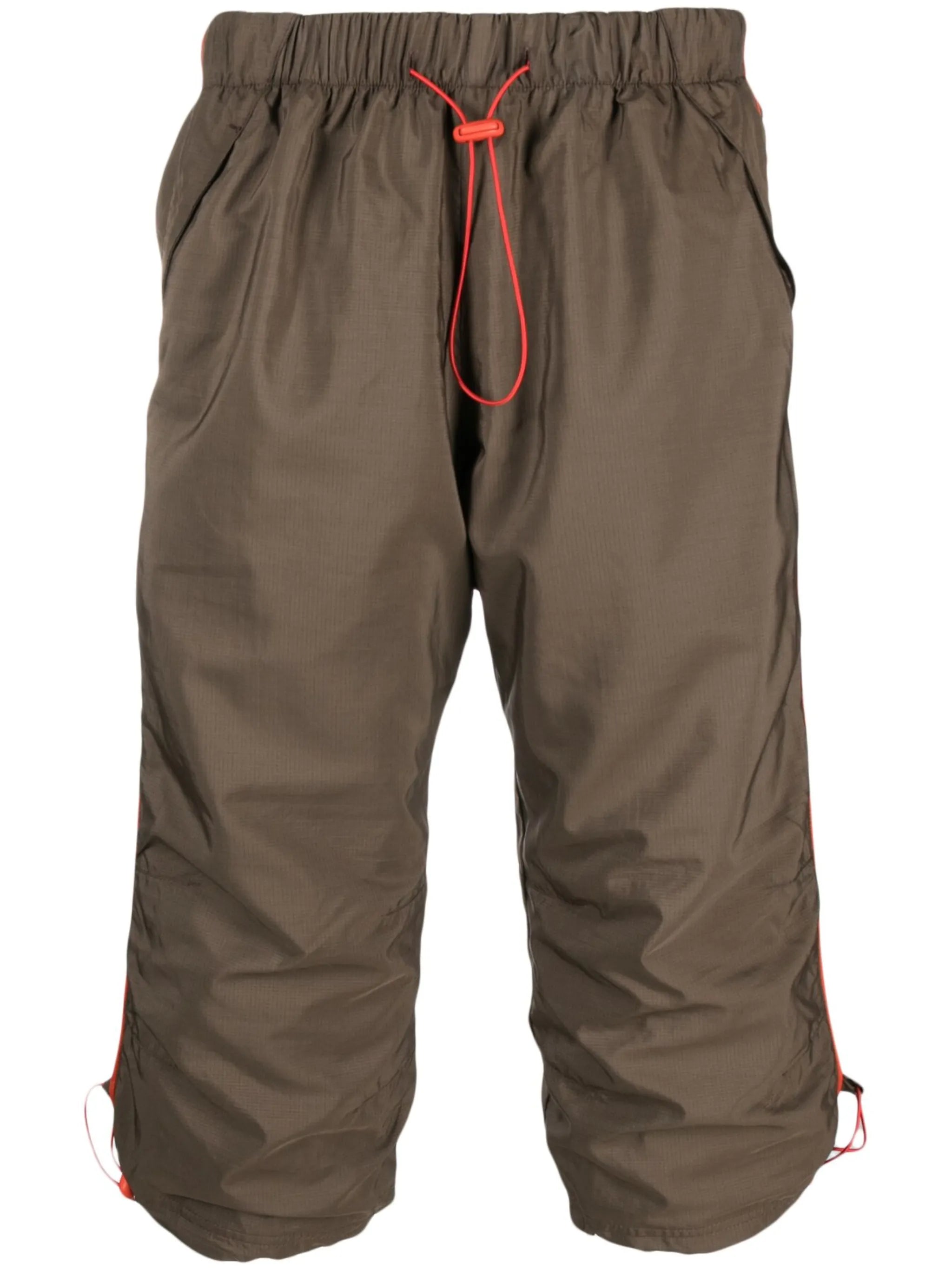 ripstop track shorts