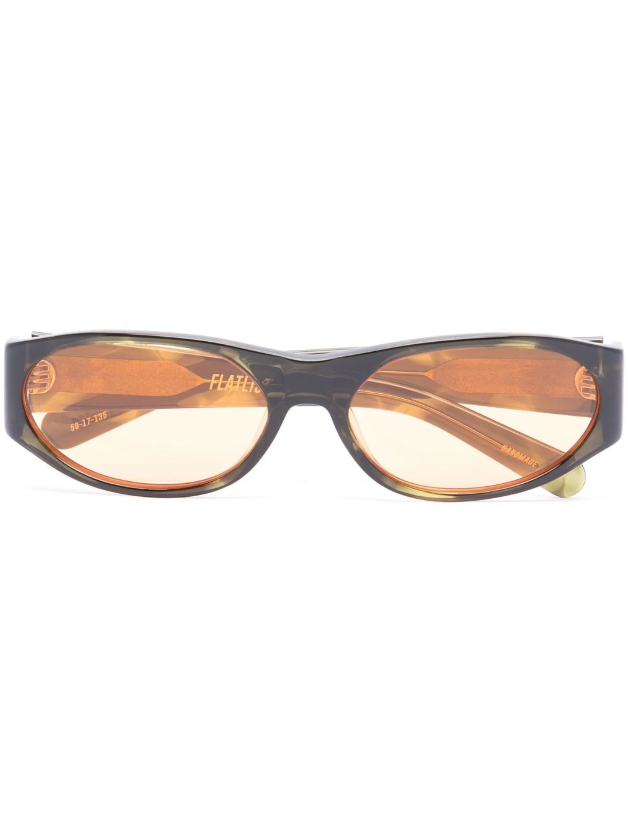Eddie Kyu oval-frame sunglasses