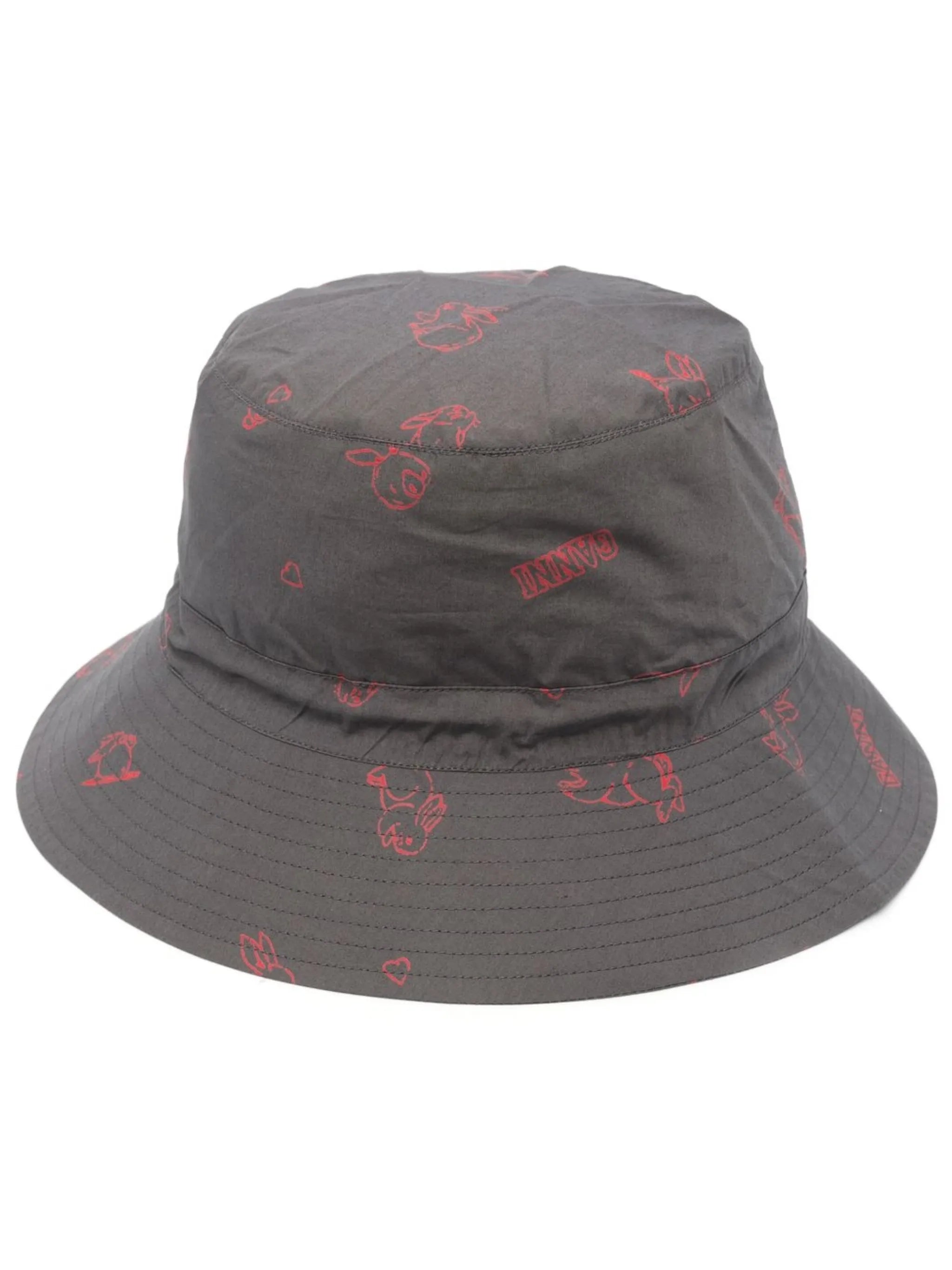 all-over logo-print bucket hat