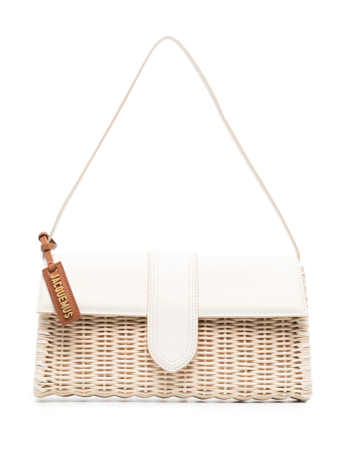Le Bambino wicker shoulder bag