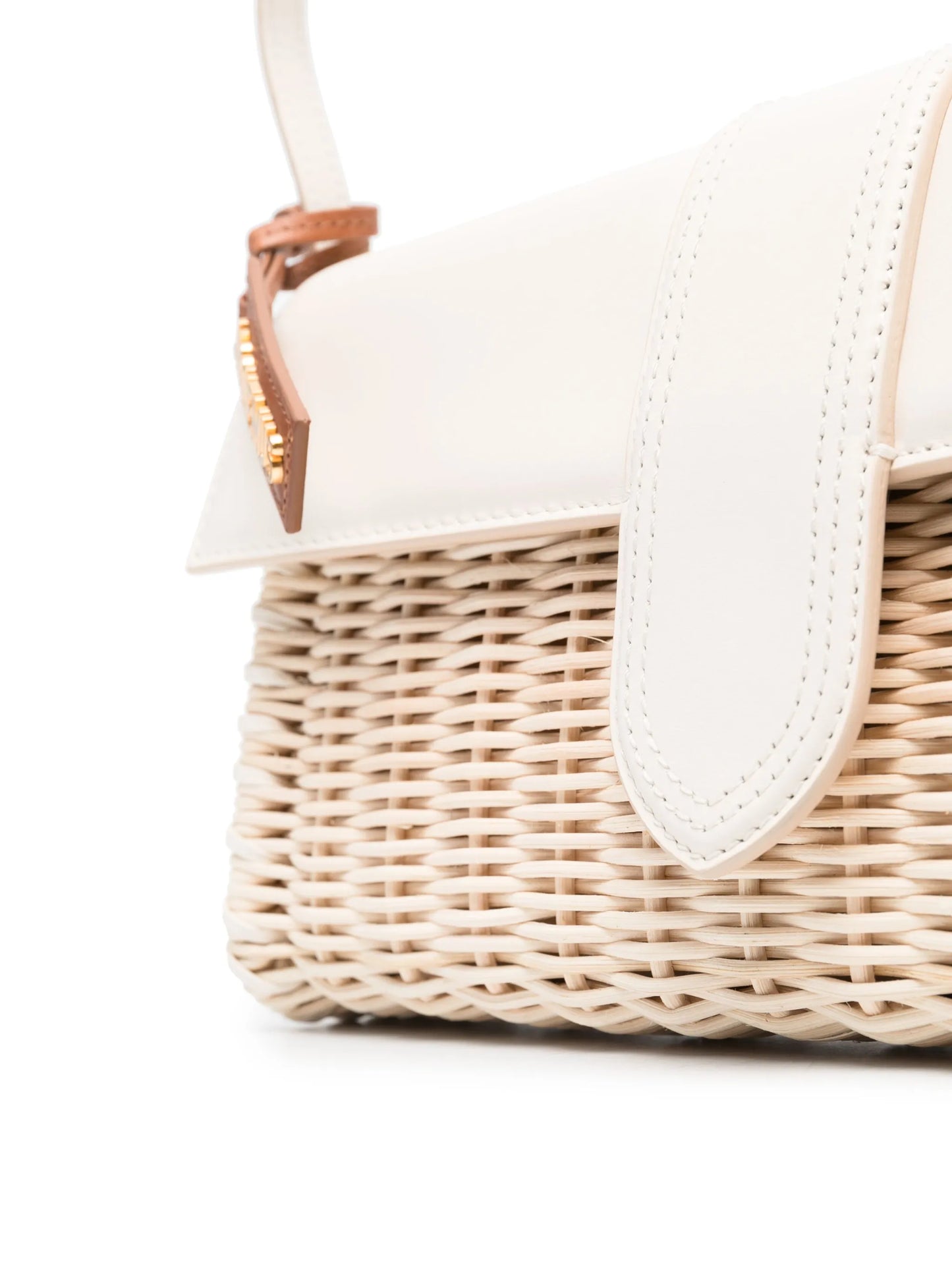 Le Bambino wicker shoulder bag