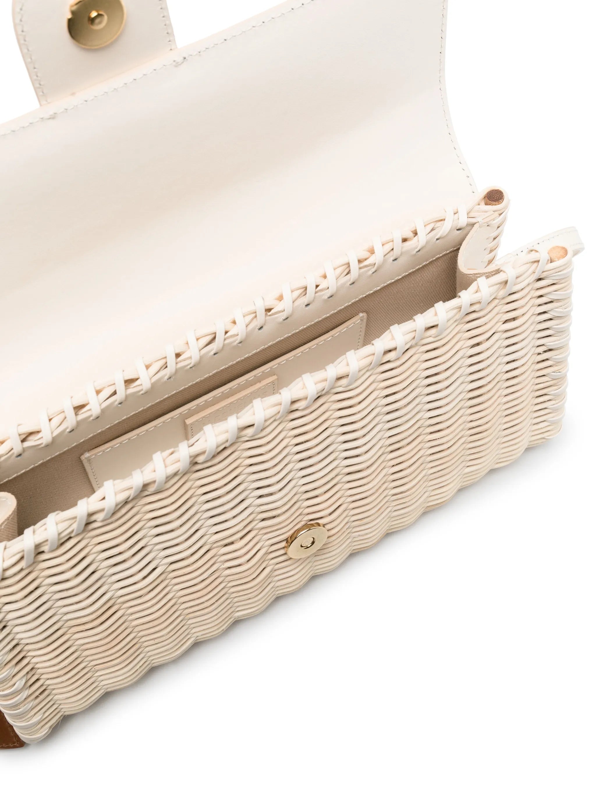 Le Bambino wicker shoulder bag