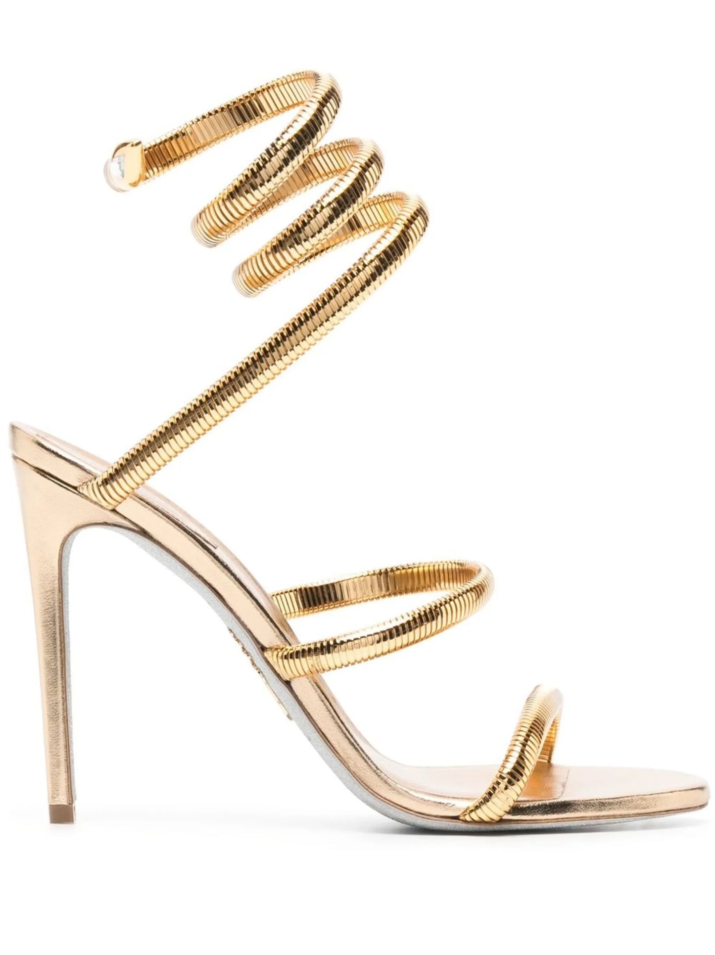 105mm wraparound leather sandals