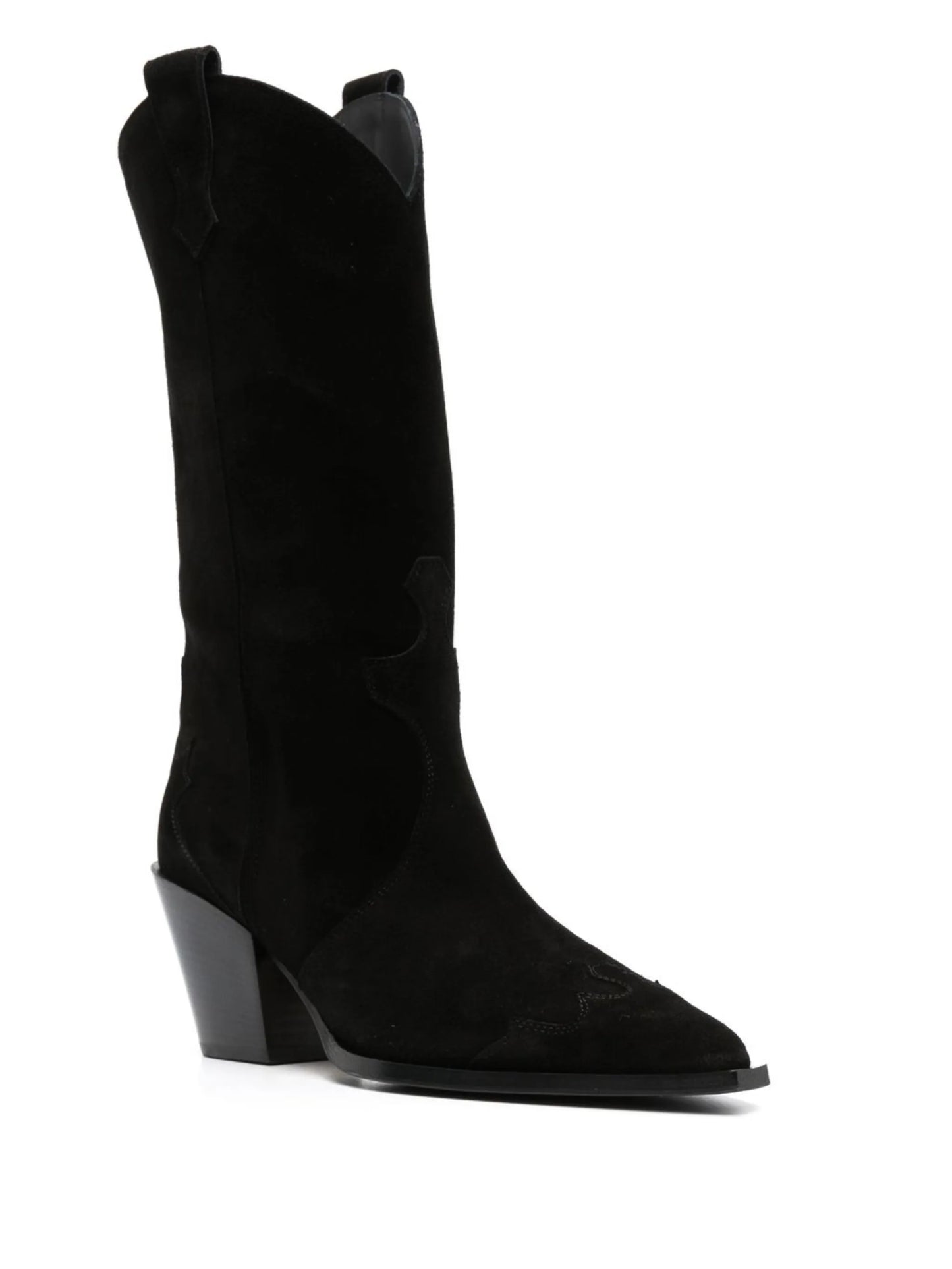 75mm knee-high suede boots