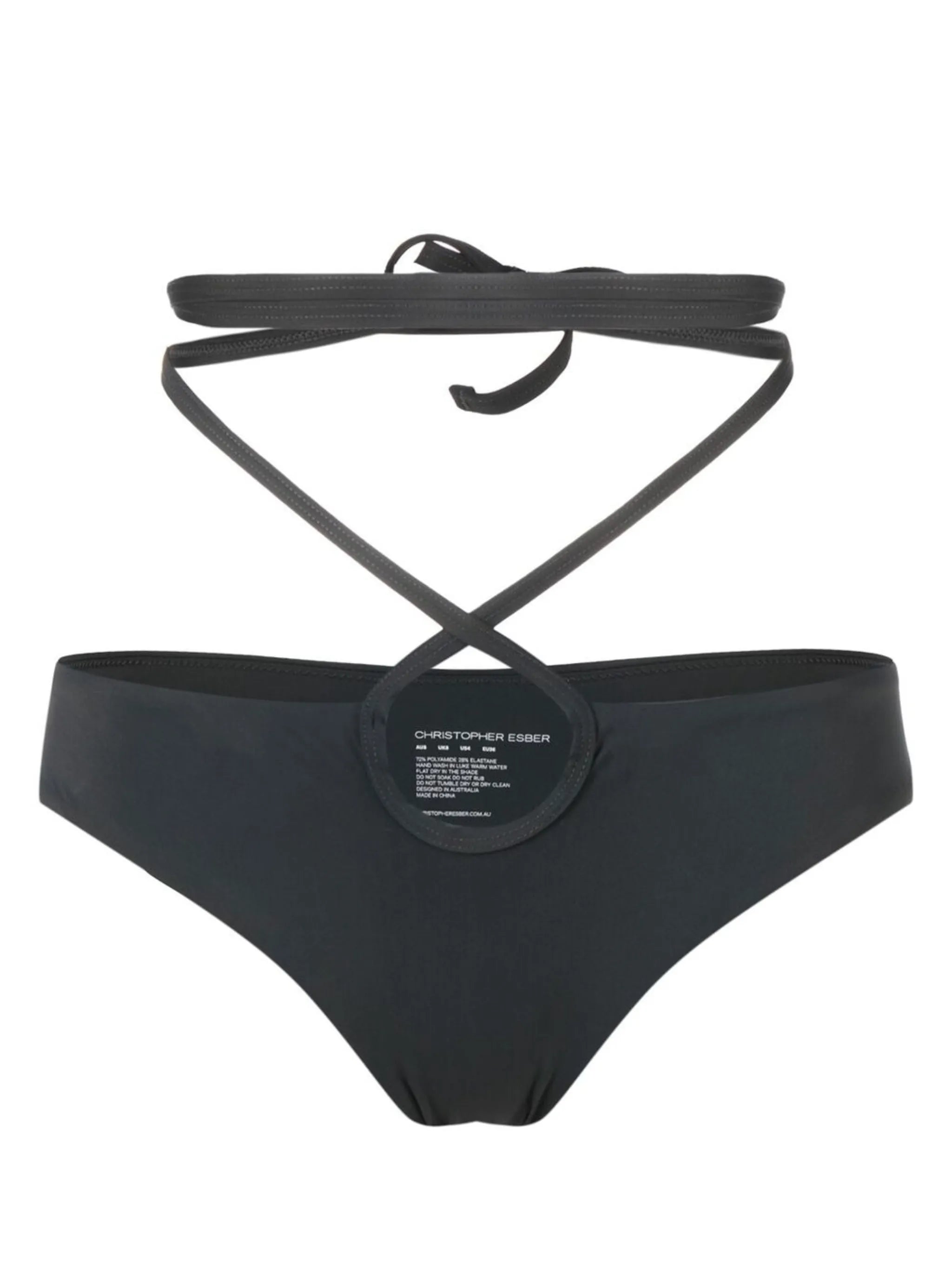 wrap-design bikini bottoms