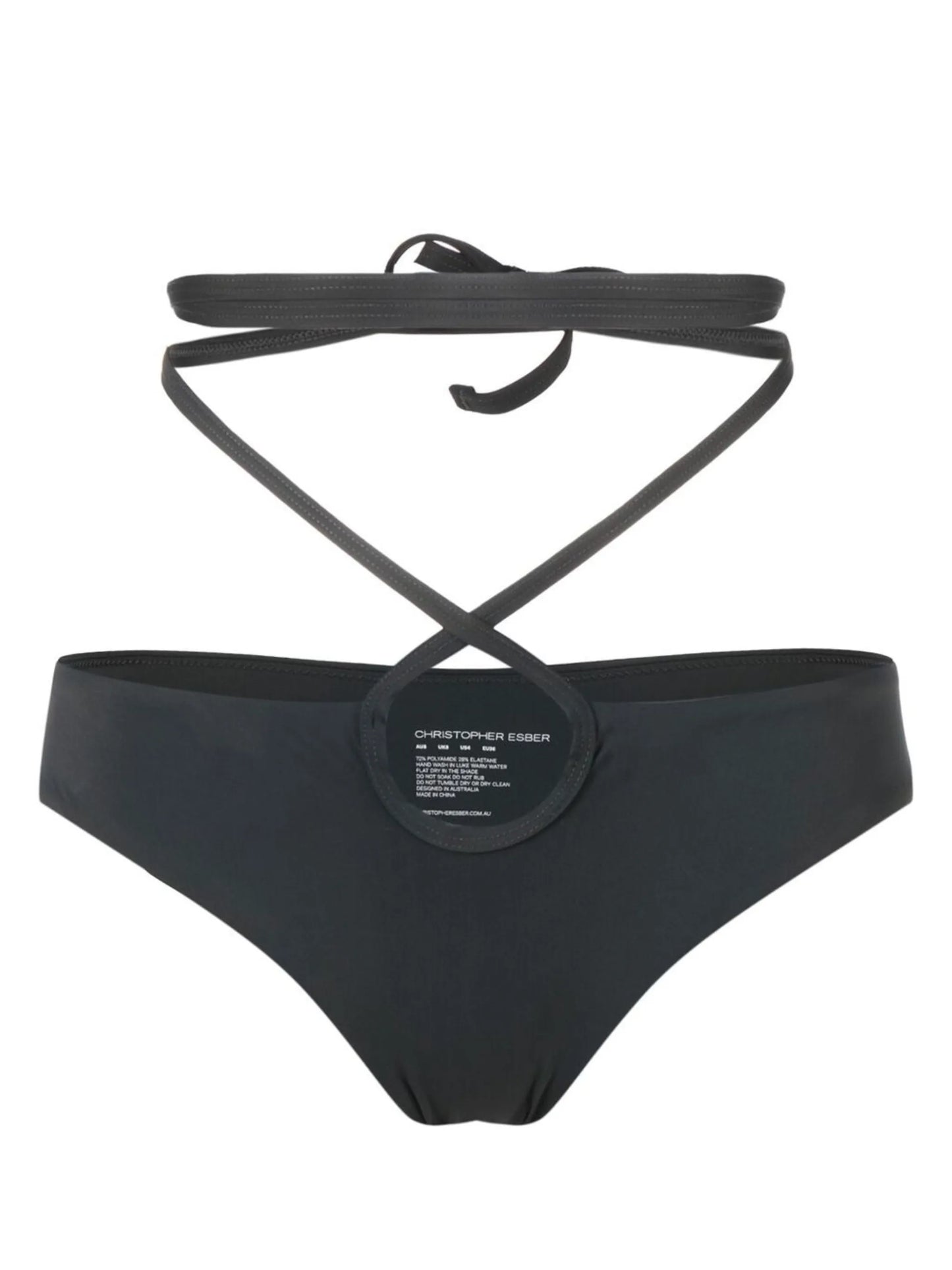 wrap-design bikini bottoms