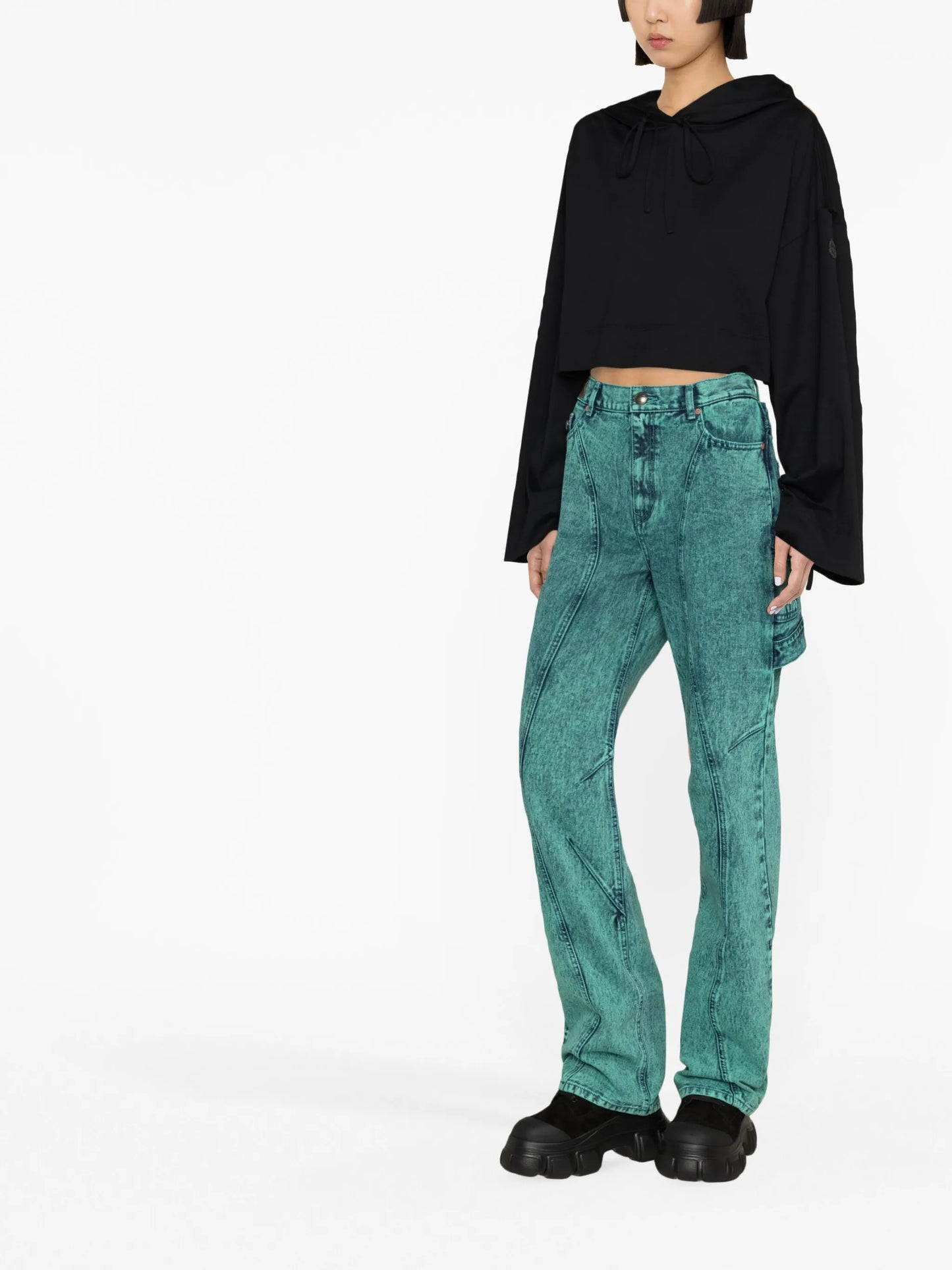 x Alicia Keys cropped hoodie