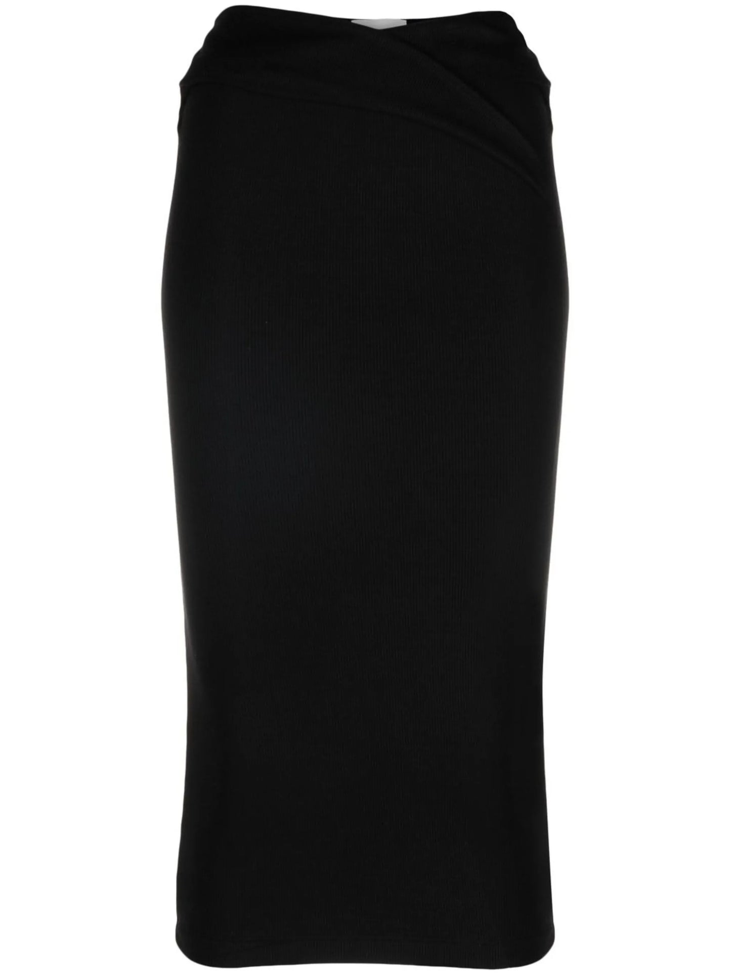 Bowie crossover midi knitted skirt
