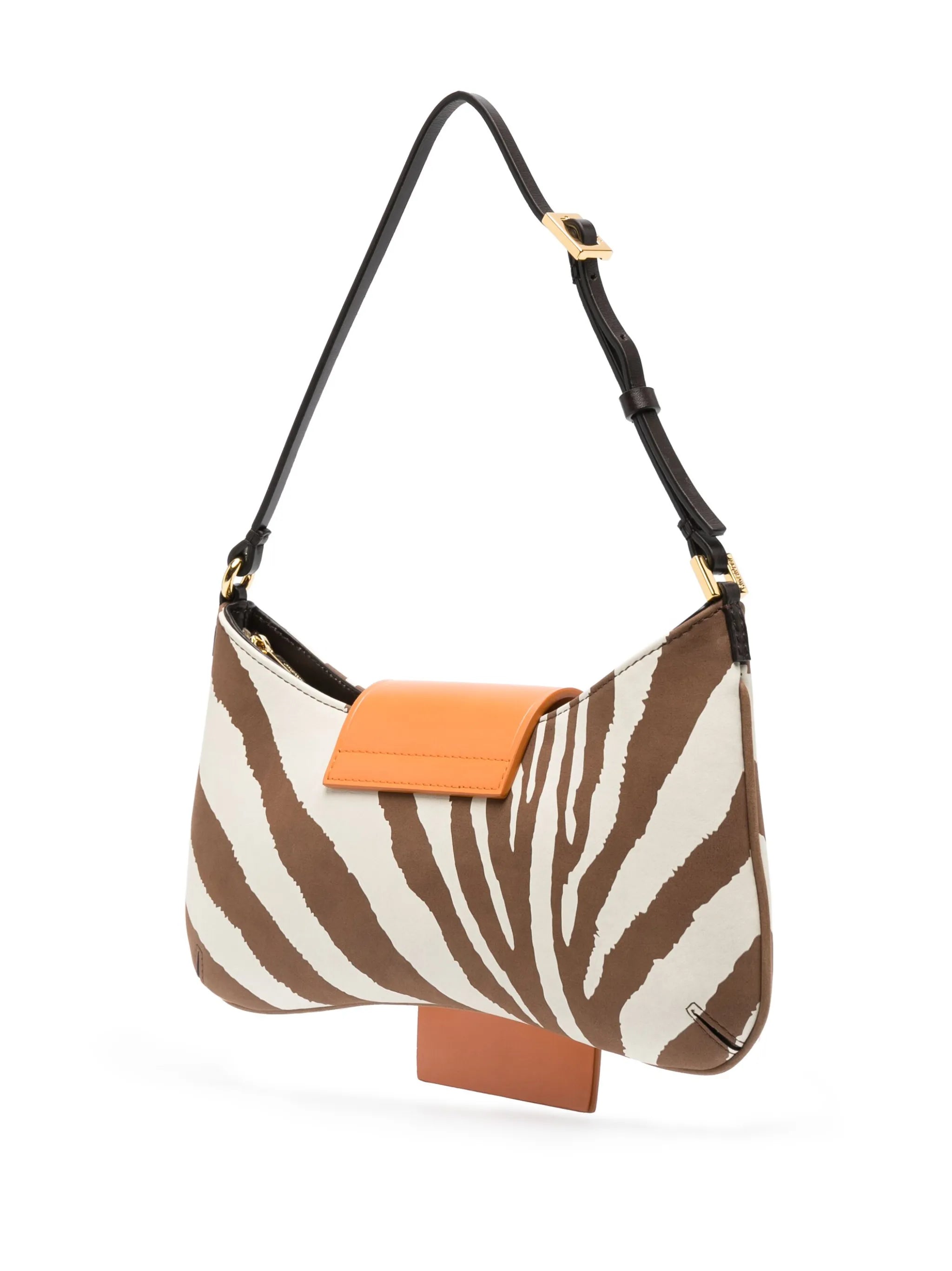 Le Bisou zebra-print shoulder bag