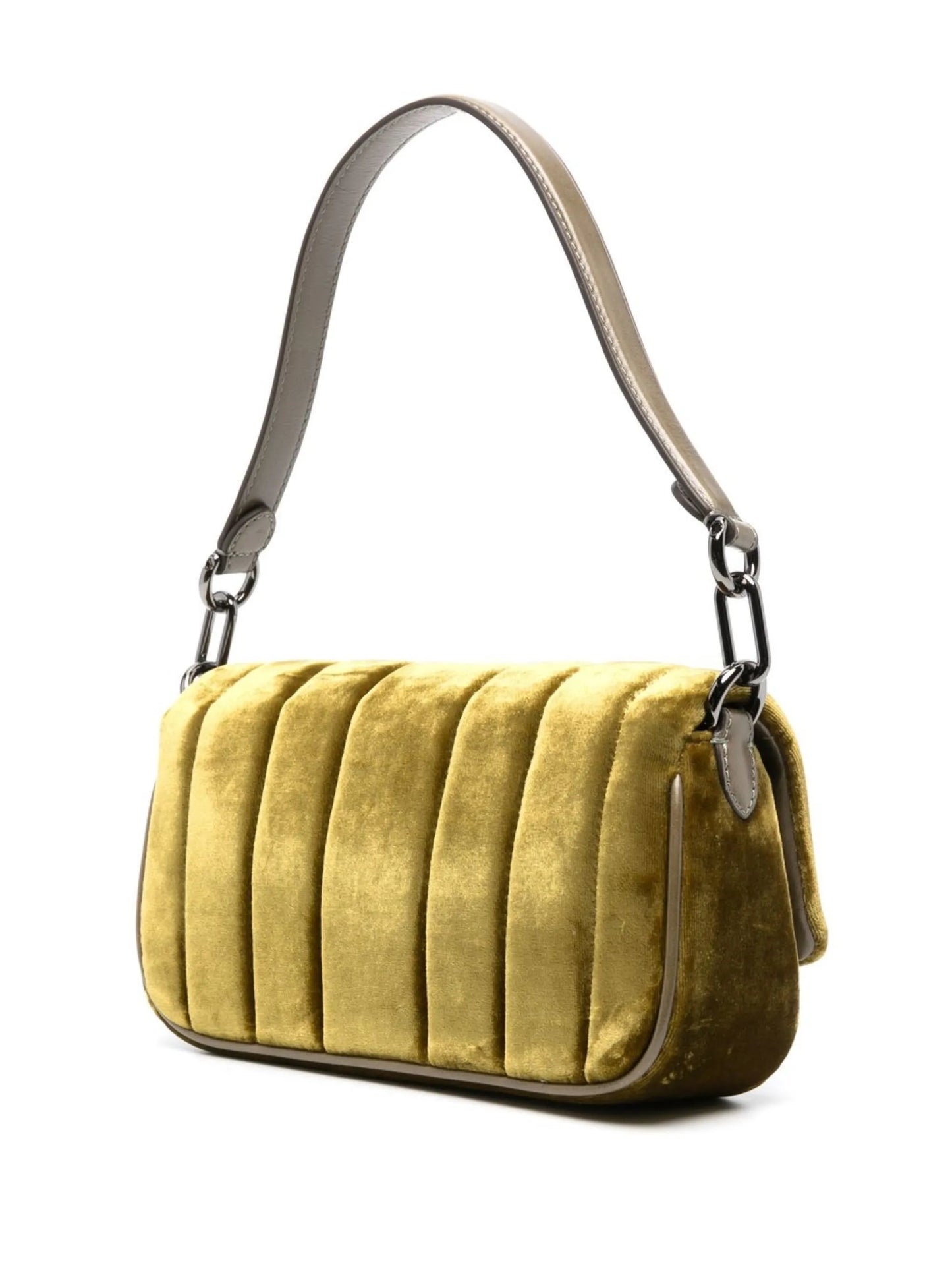 small Kira velvet shoulder bag