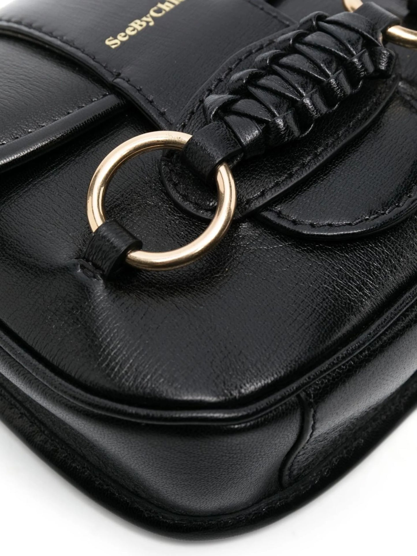 Saddie leather crossbody bag
