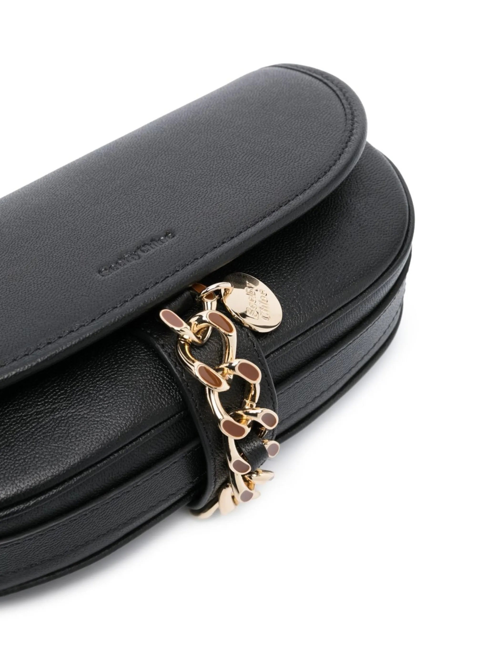 Mara logo-embossed shoulder bag