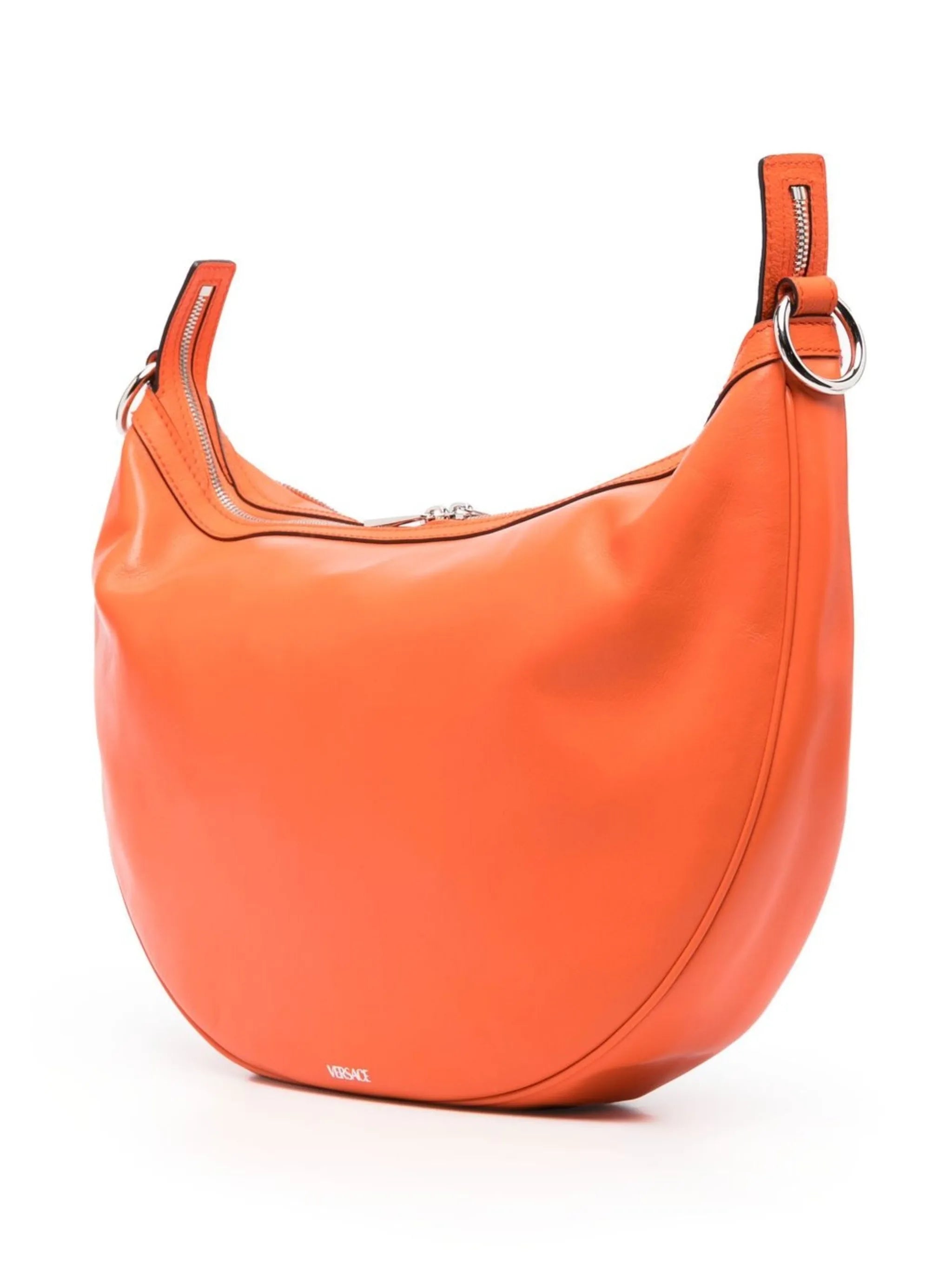 Medusa logo zip shoulder bag