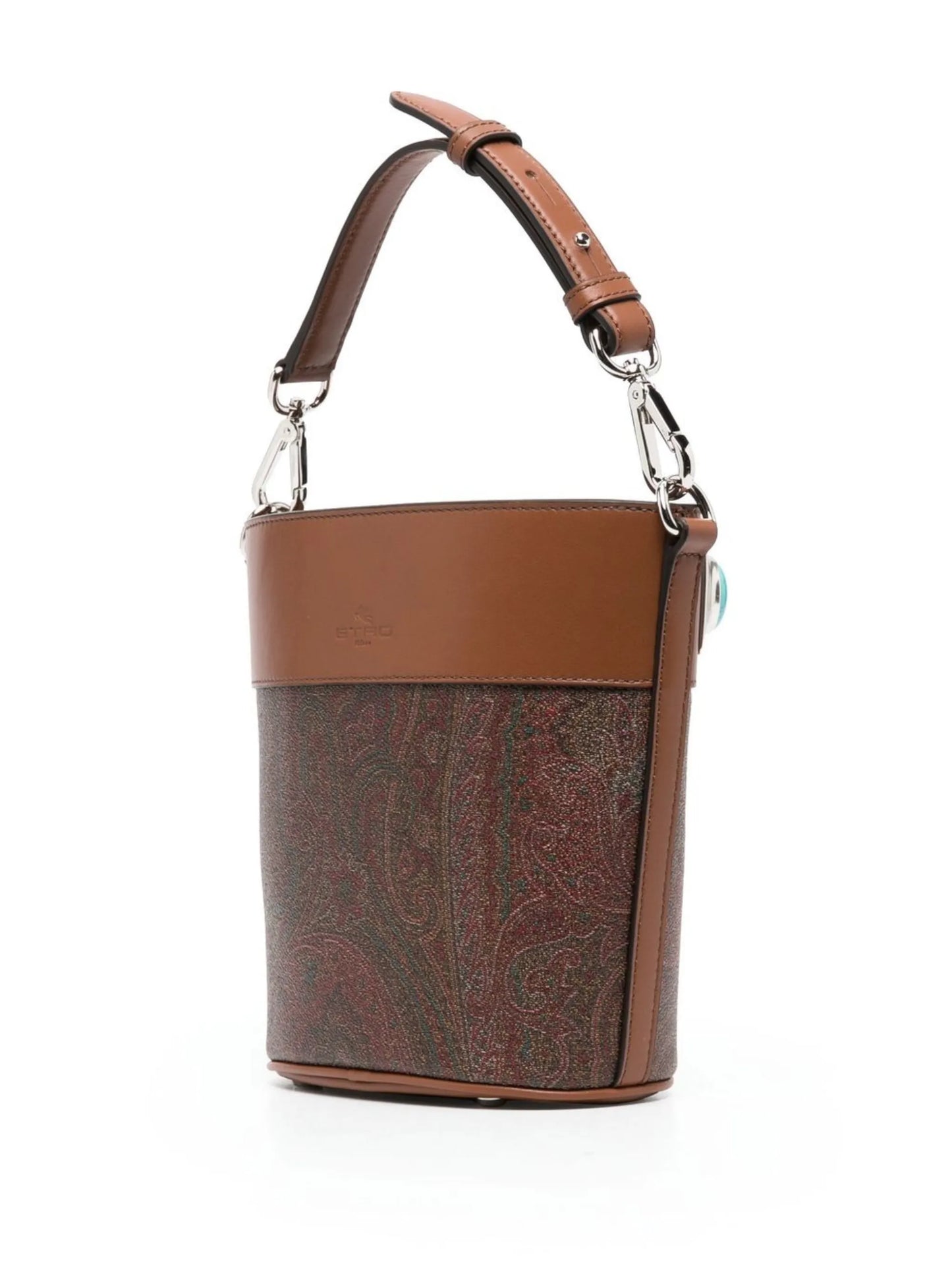 Crown Me paisley bucket bag