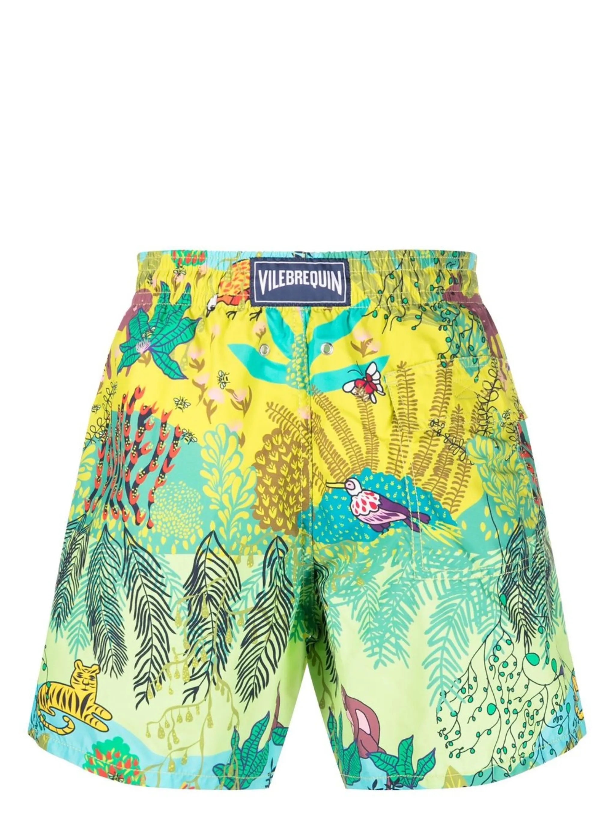Moorea jungle print swim shorts