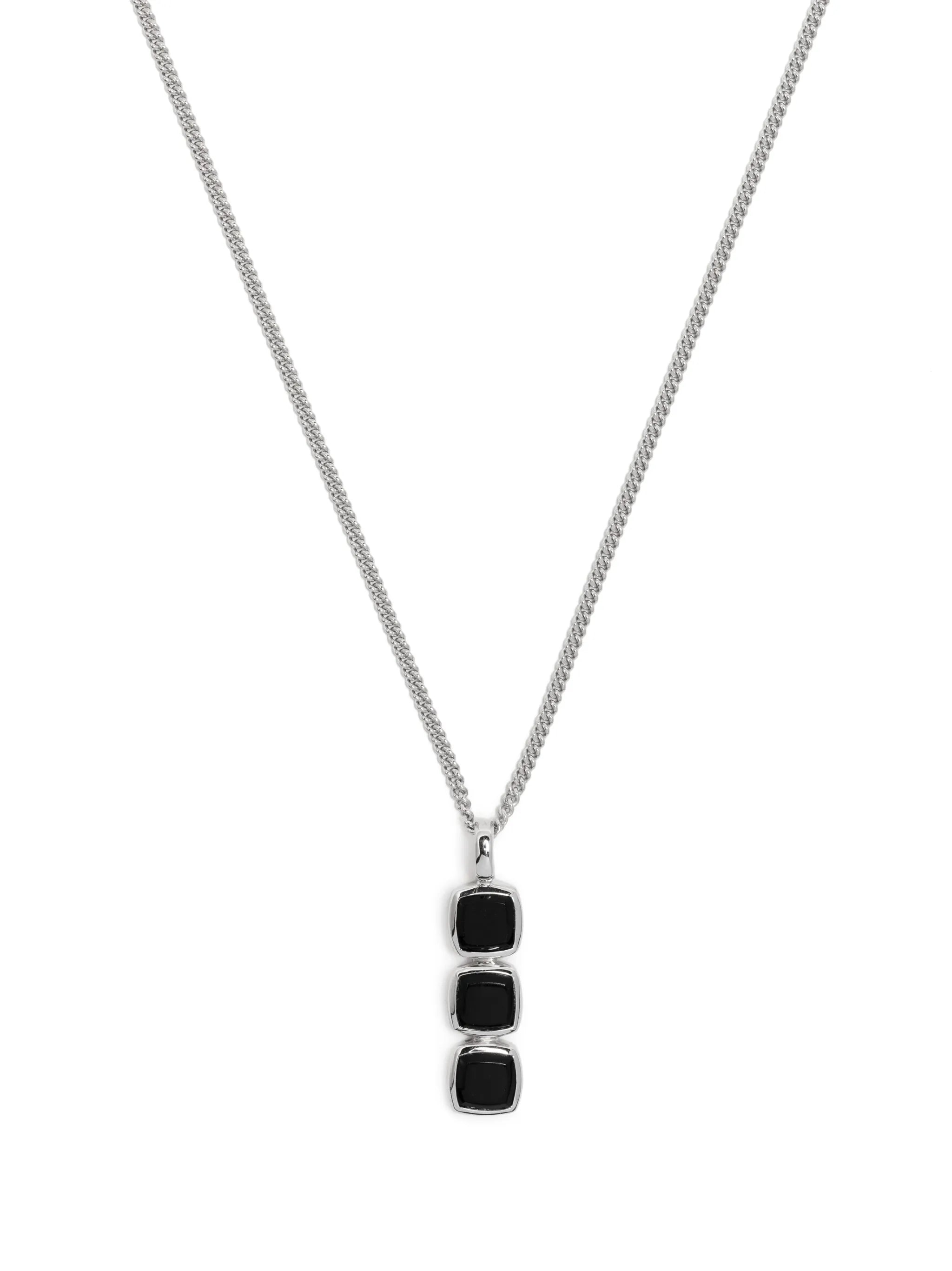 Mini Cushion sterling-silver necklace