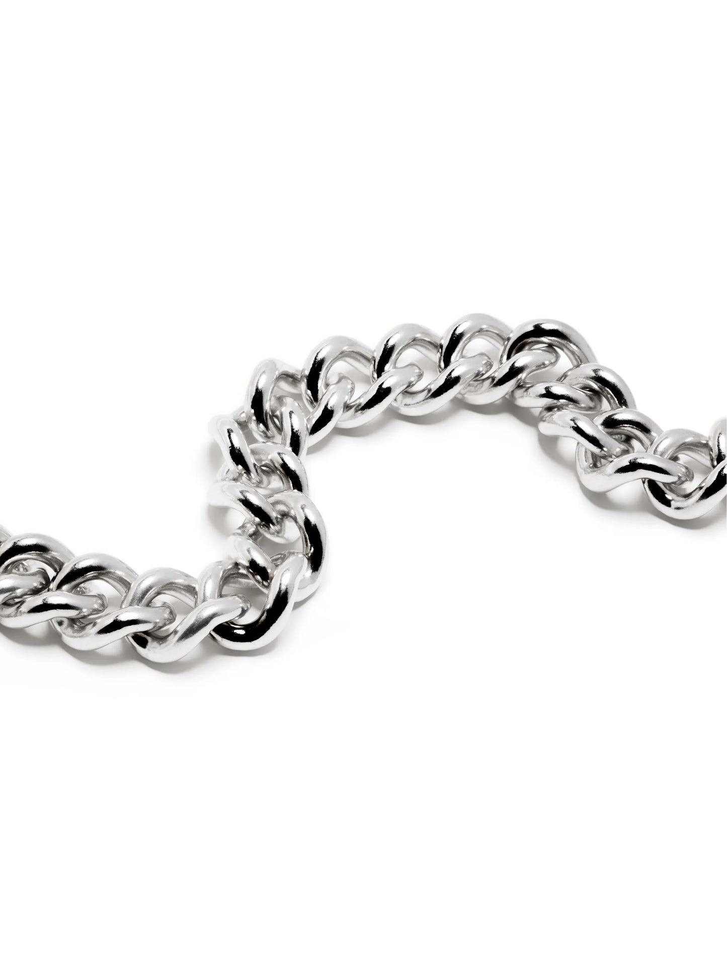 Lou sterling-silver curb chain necklace