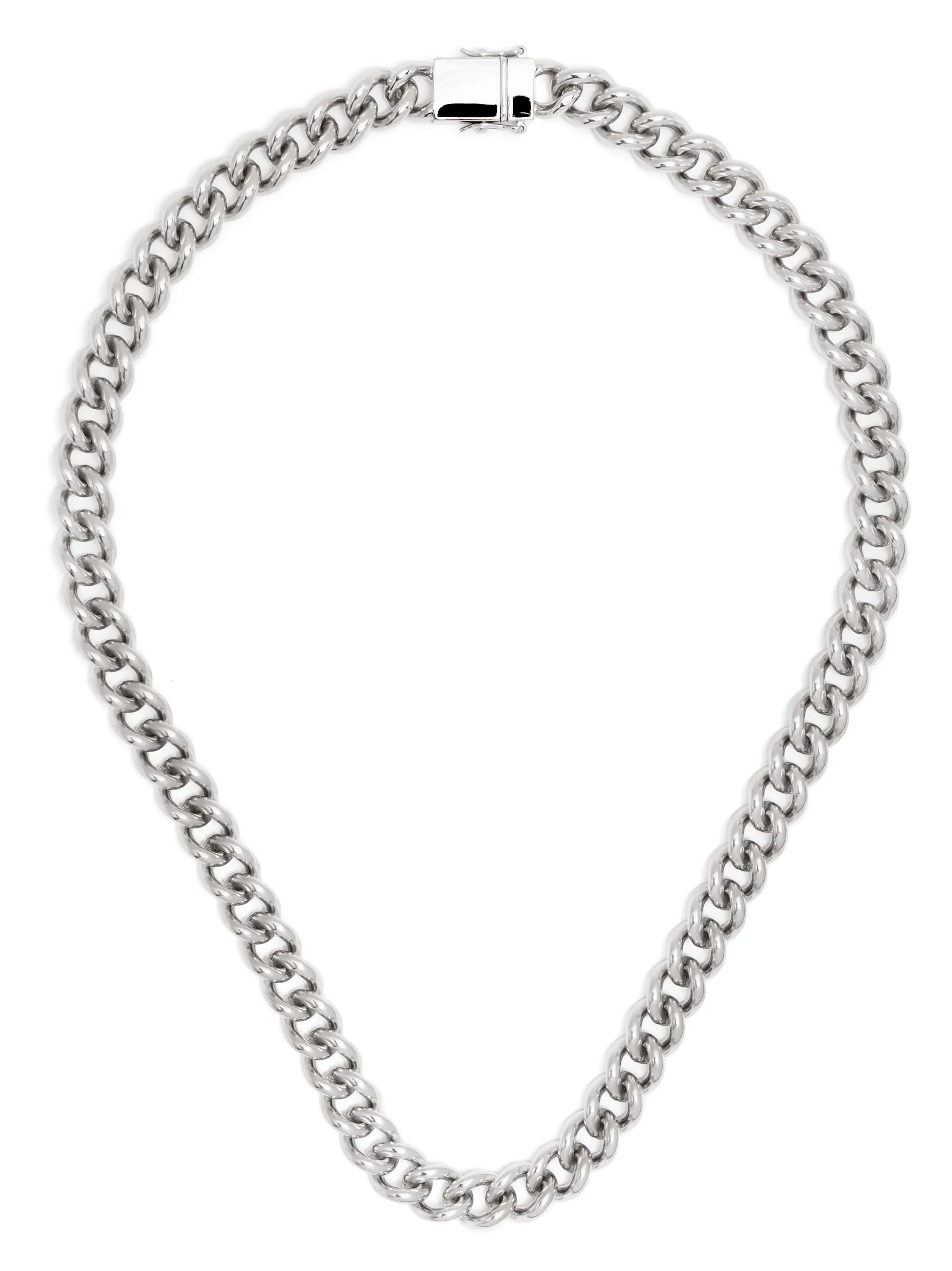 Lou sterling-silver curb chain necklace