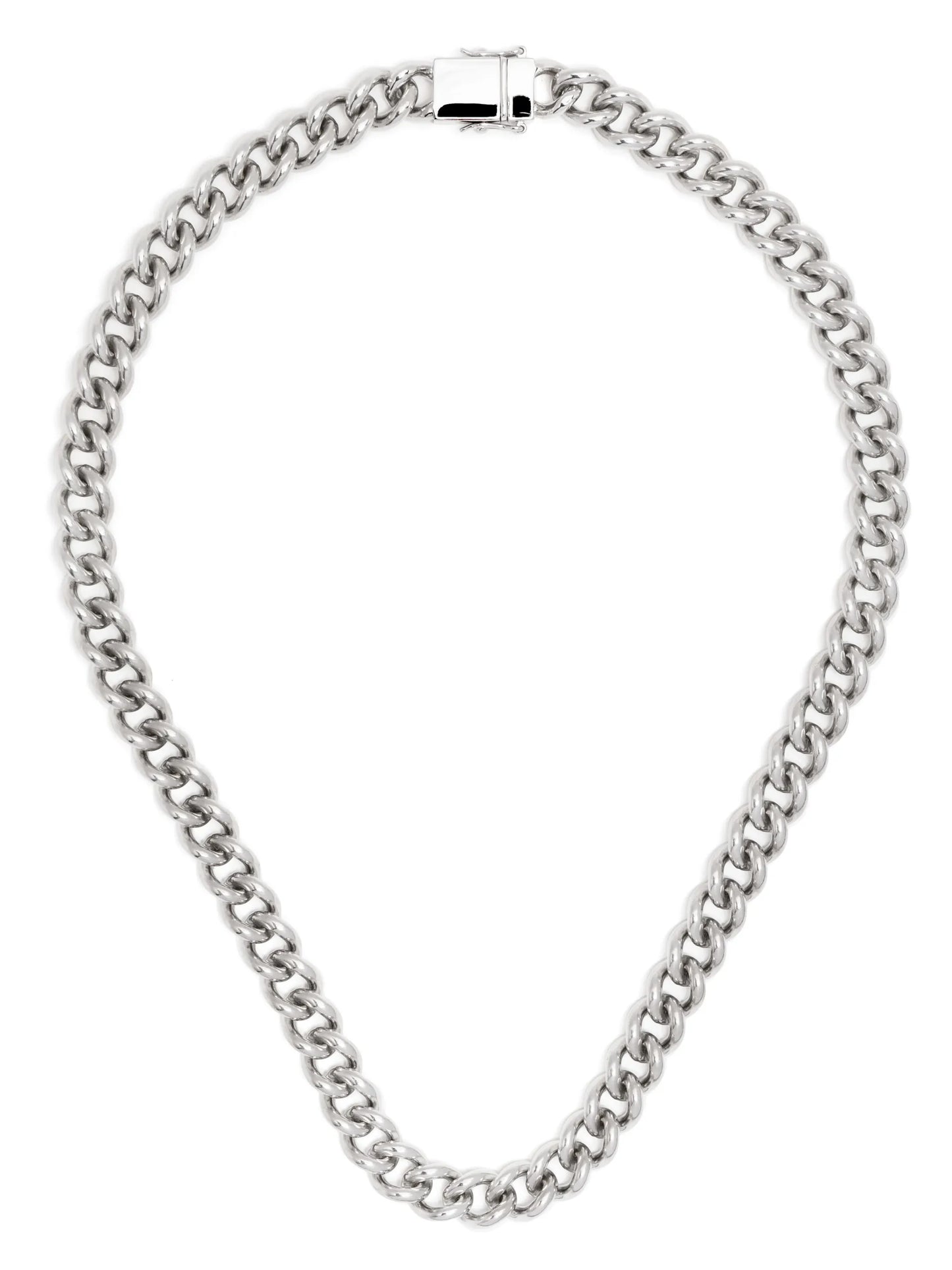 Lou sterling-silver curb chain necklace