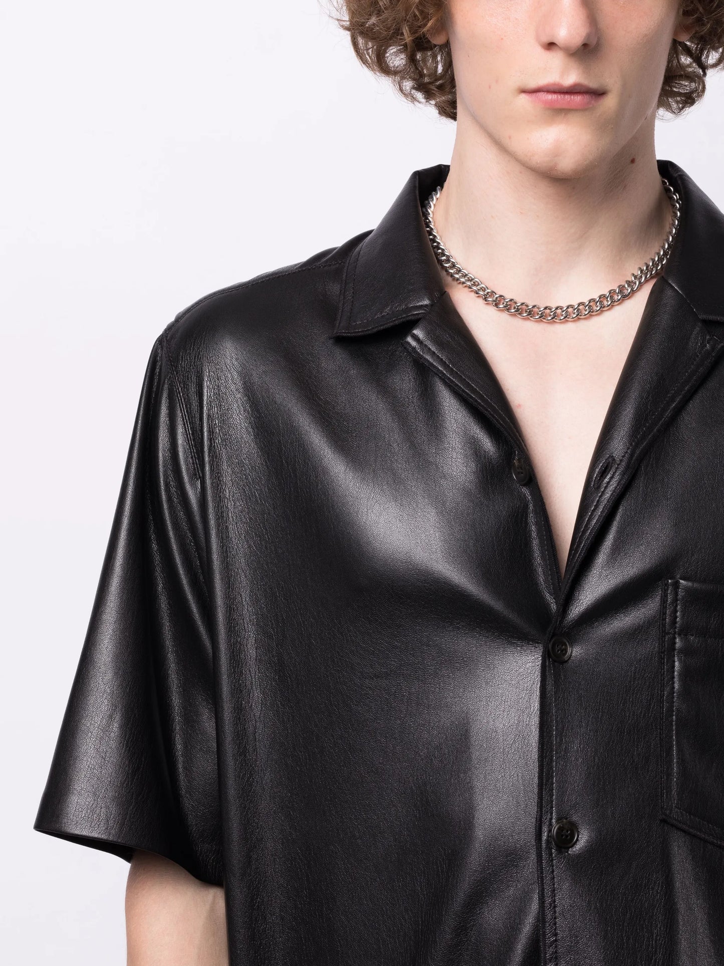 Lou sterling-silver curb chain necklace