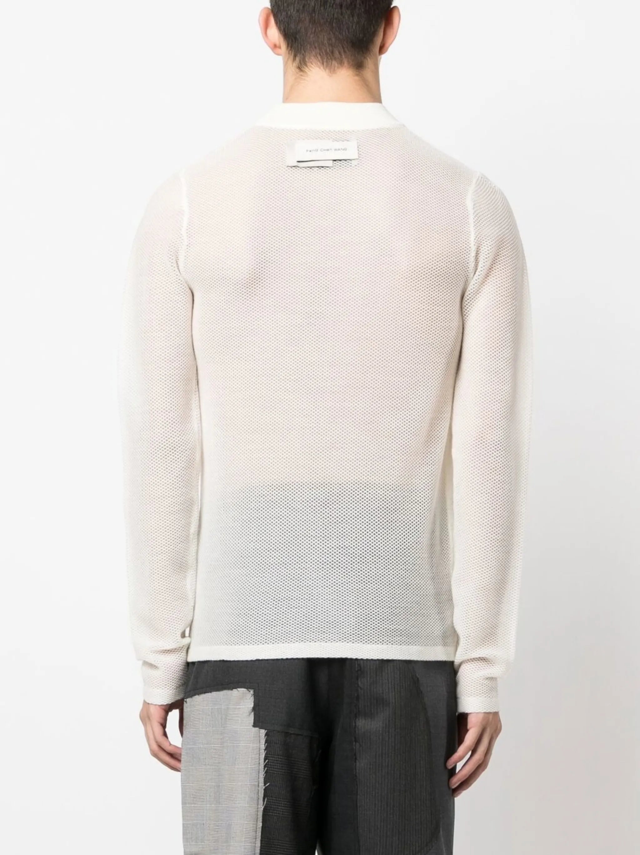 Phoenix mesh-panelled jumper