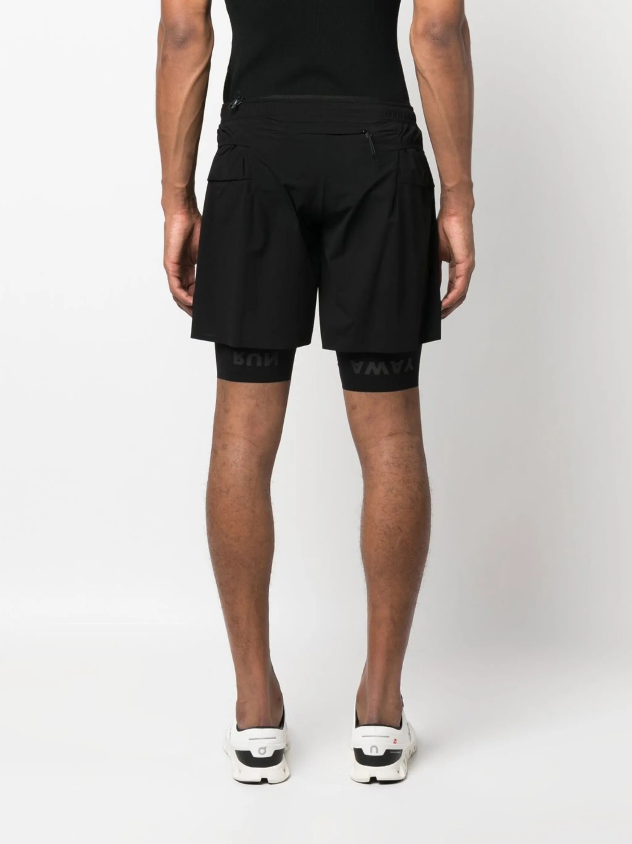 layered trail shorts