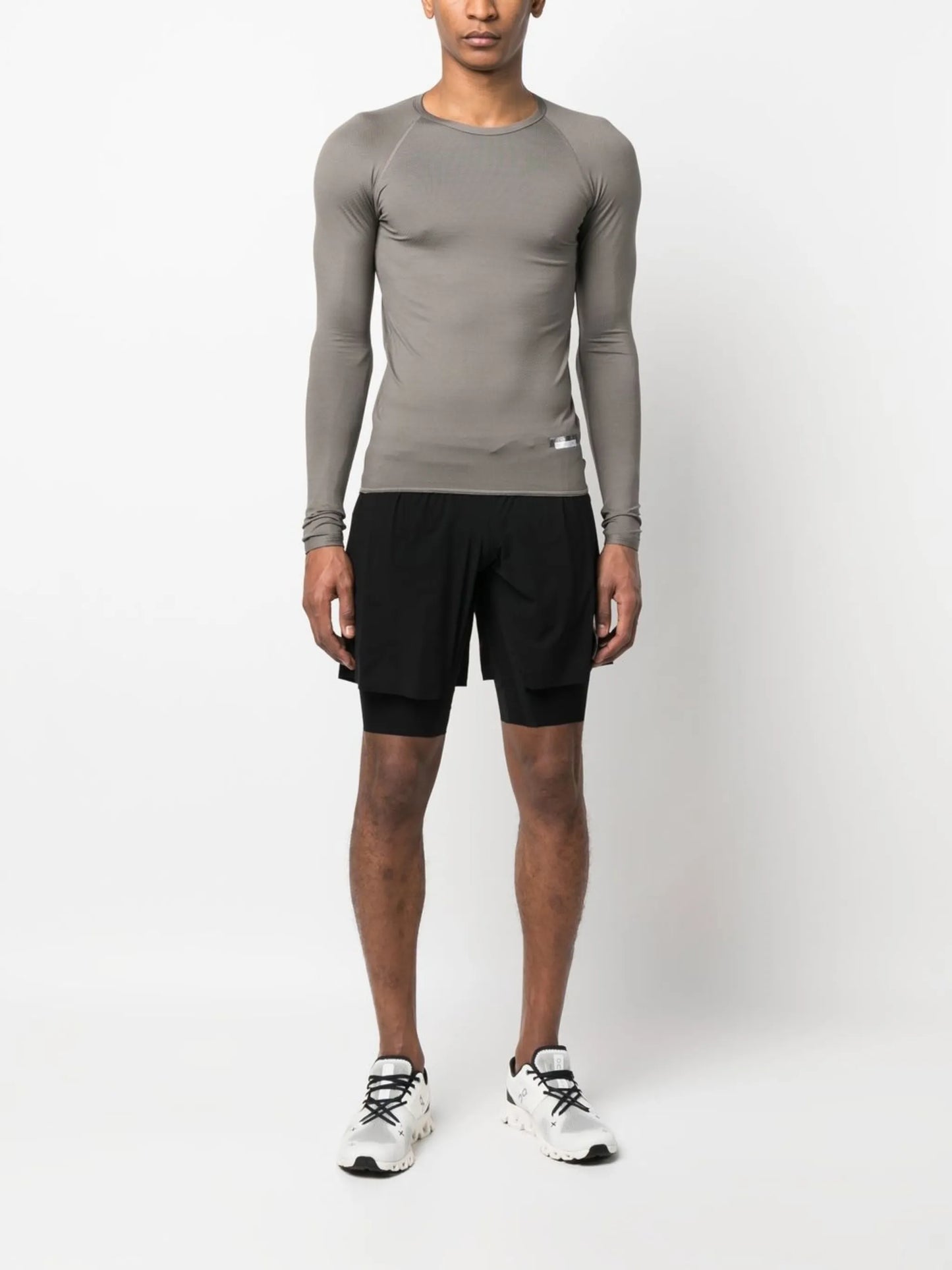 layered trail shorts
