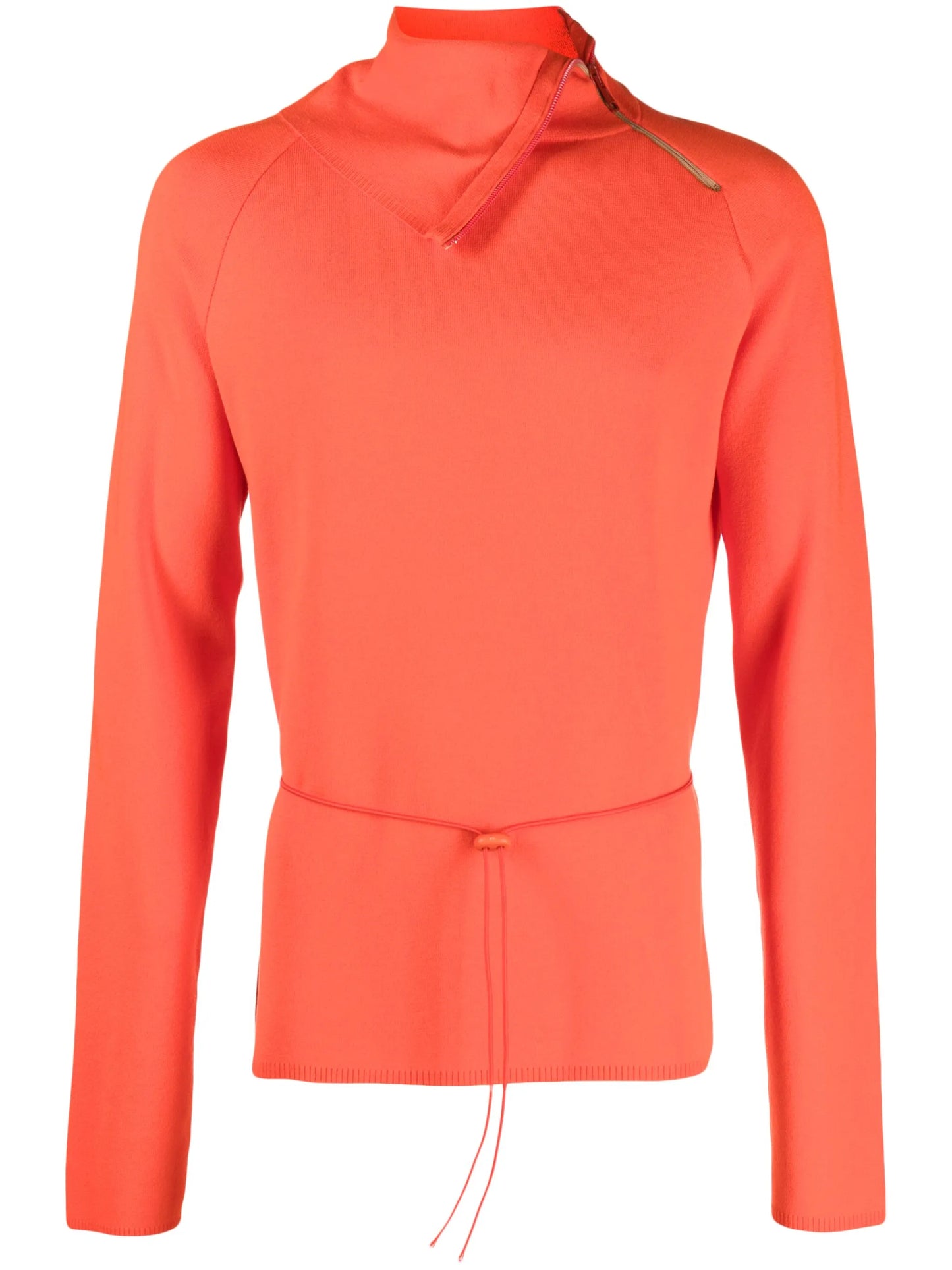 fine-knit high-neck jumper