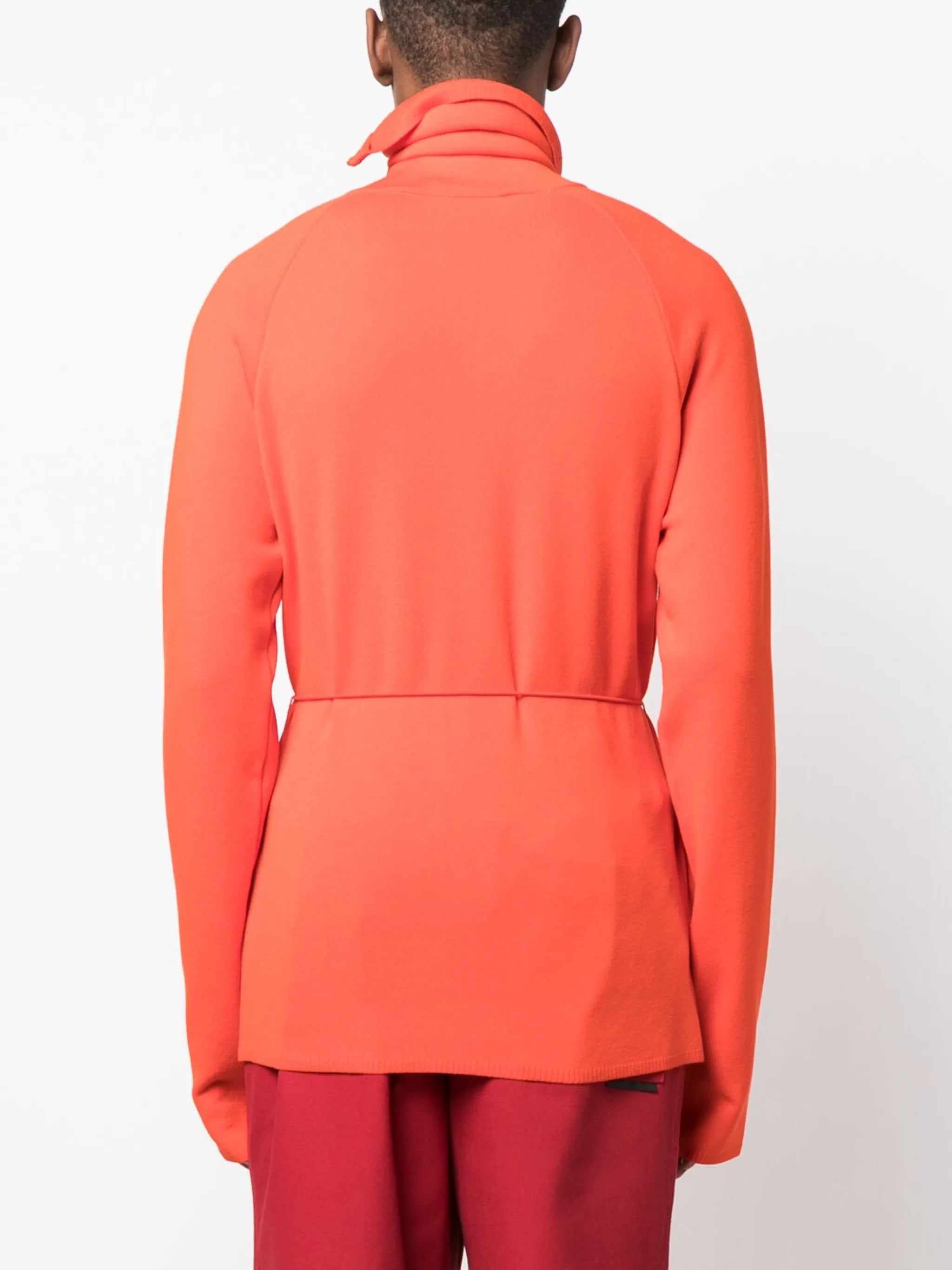 fine-knit high-neck jumper