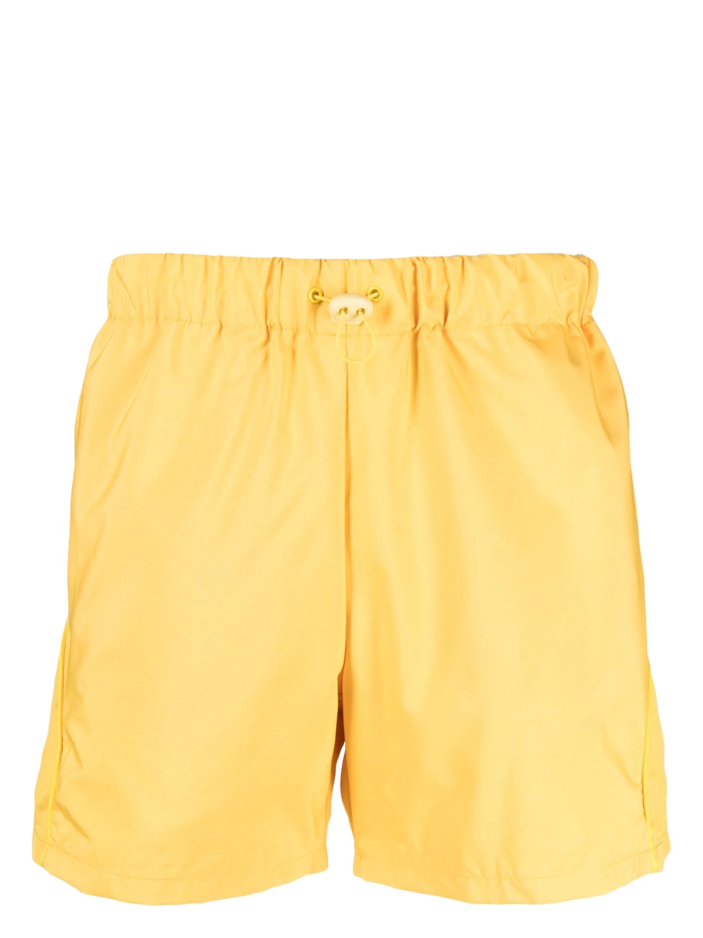 embroidered-logo shorts