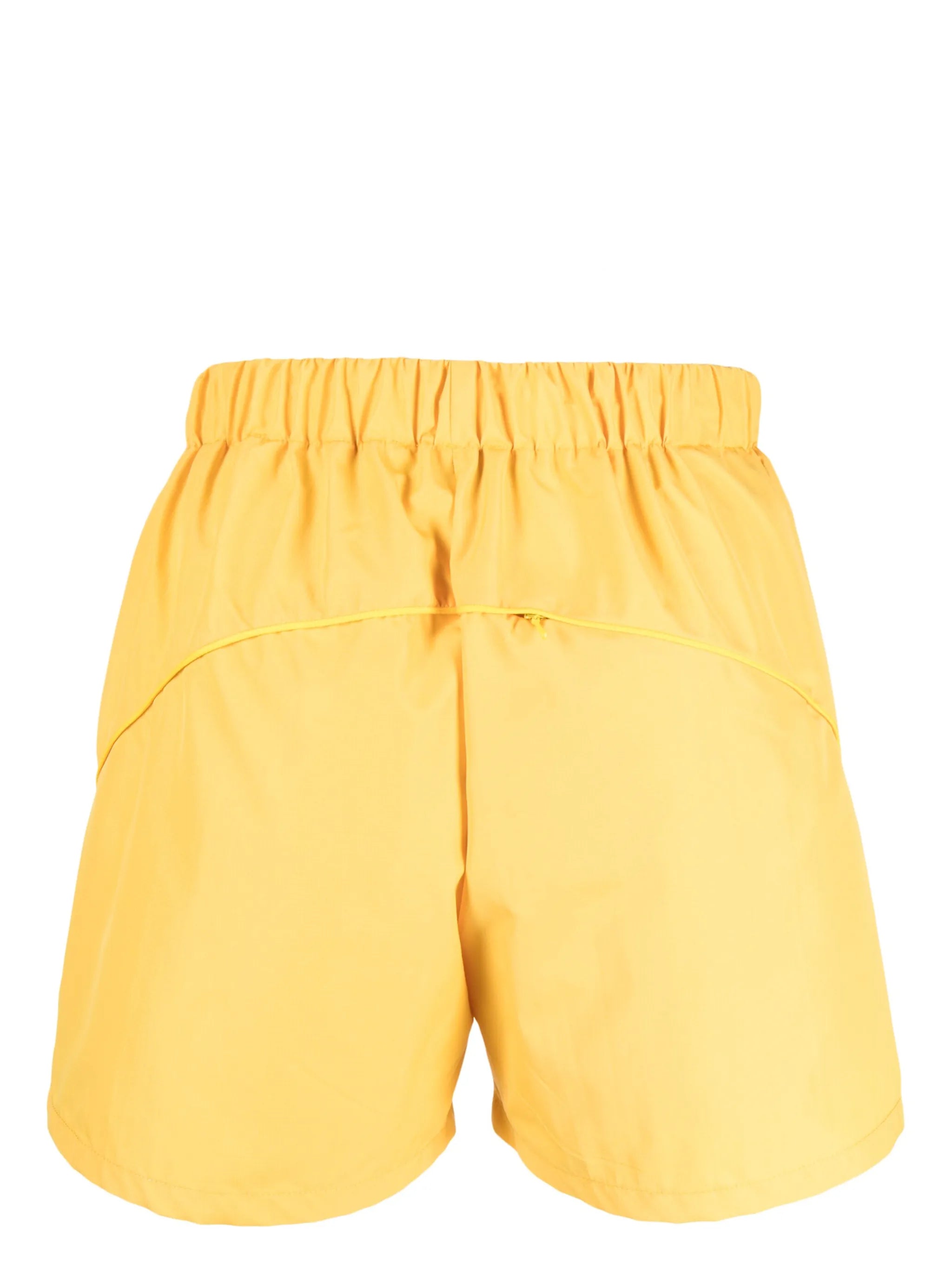 embroidered-logo shorts