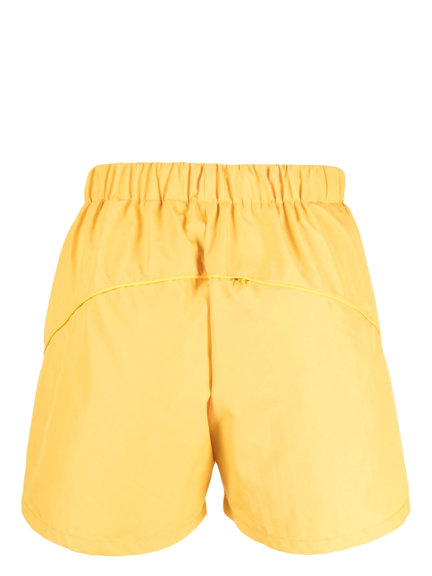 embroidered-logo shorts