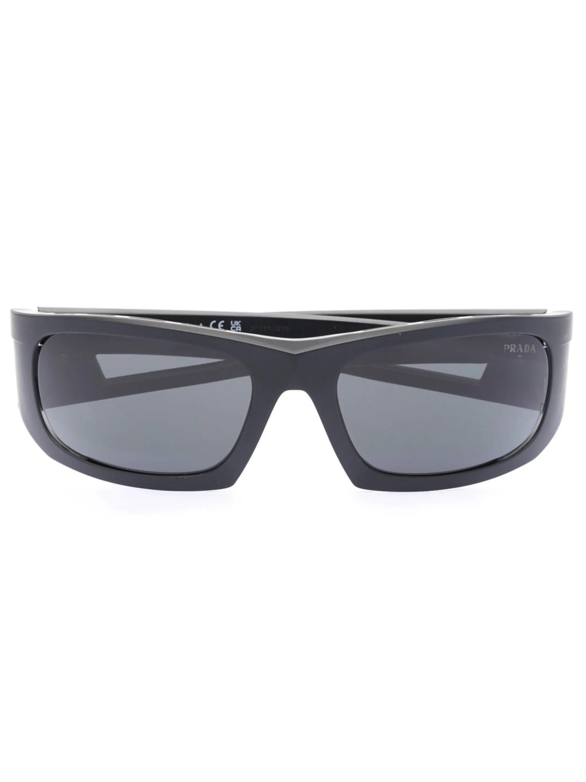 rectangle-frame tinted lenses sunglasses