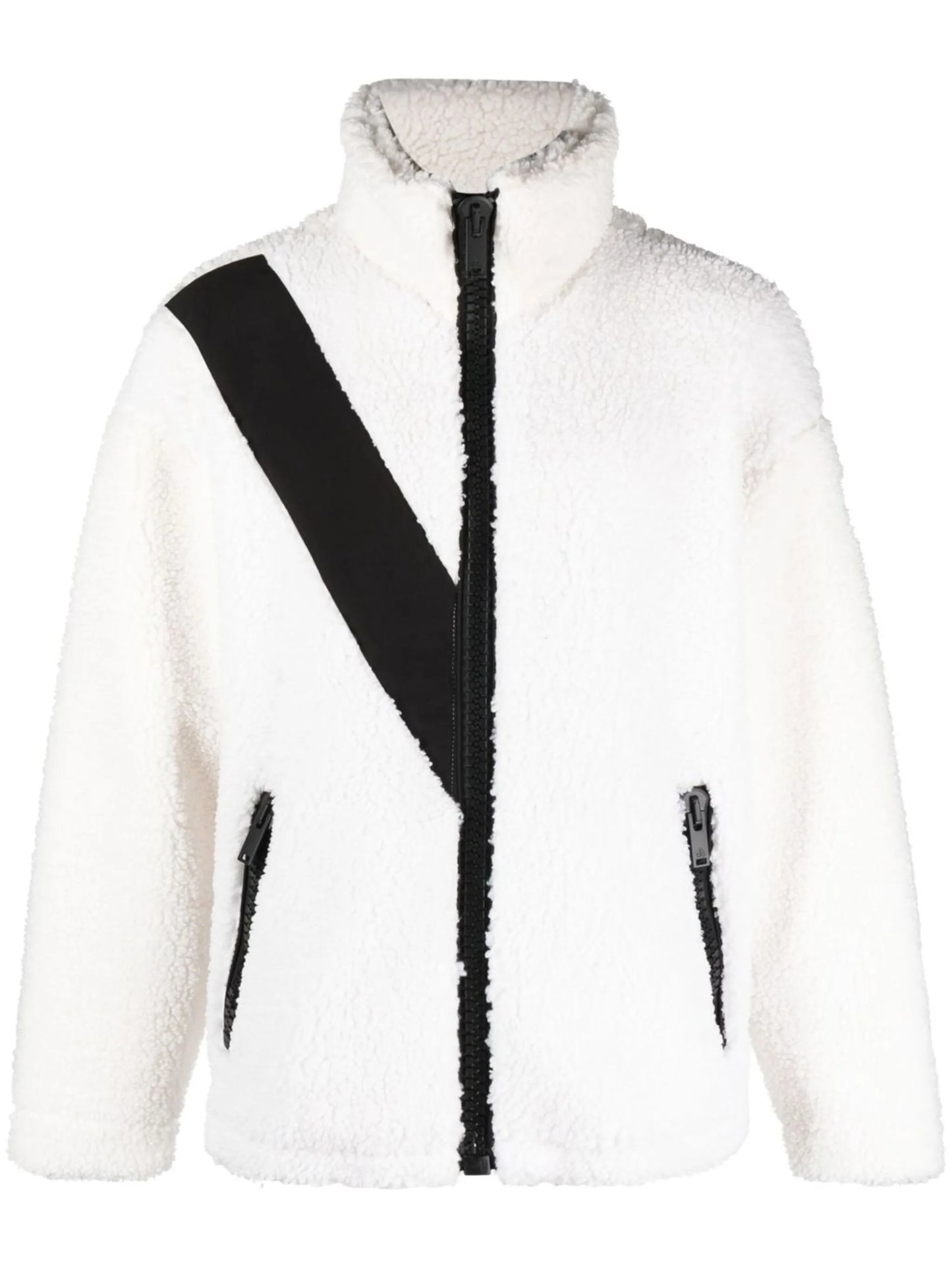 fleece-style zip-up jacket
