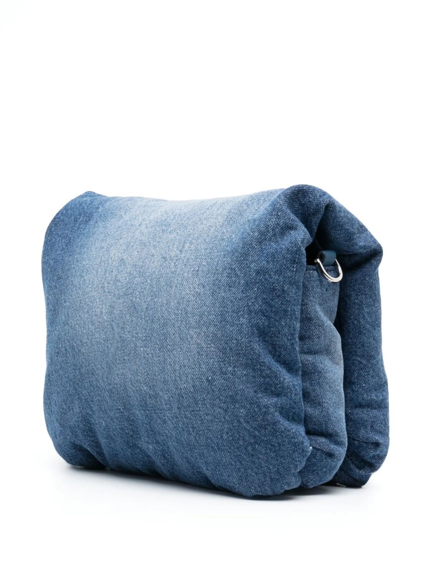 Goya puffer denim crossbody bag