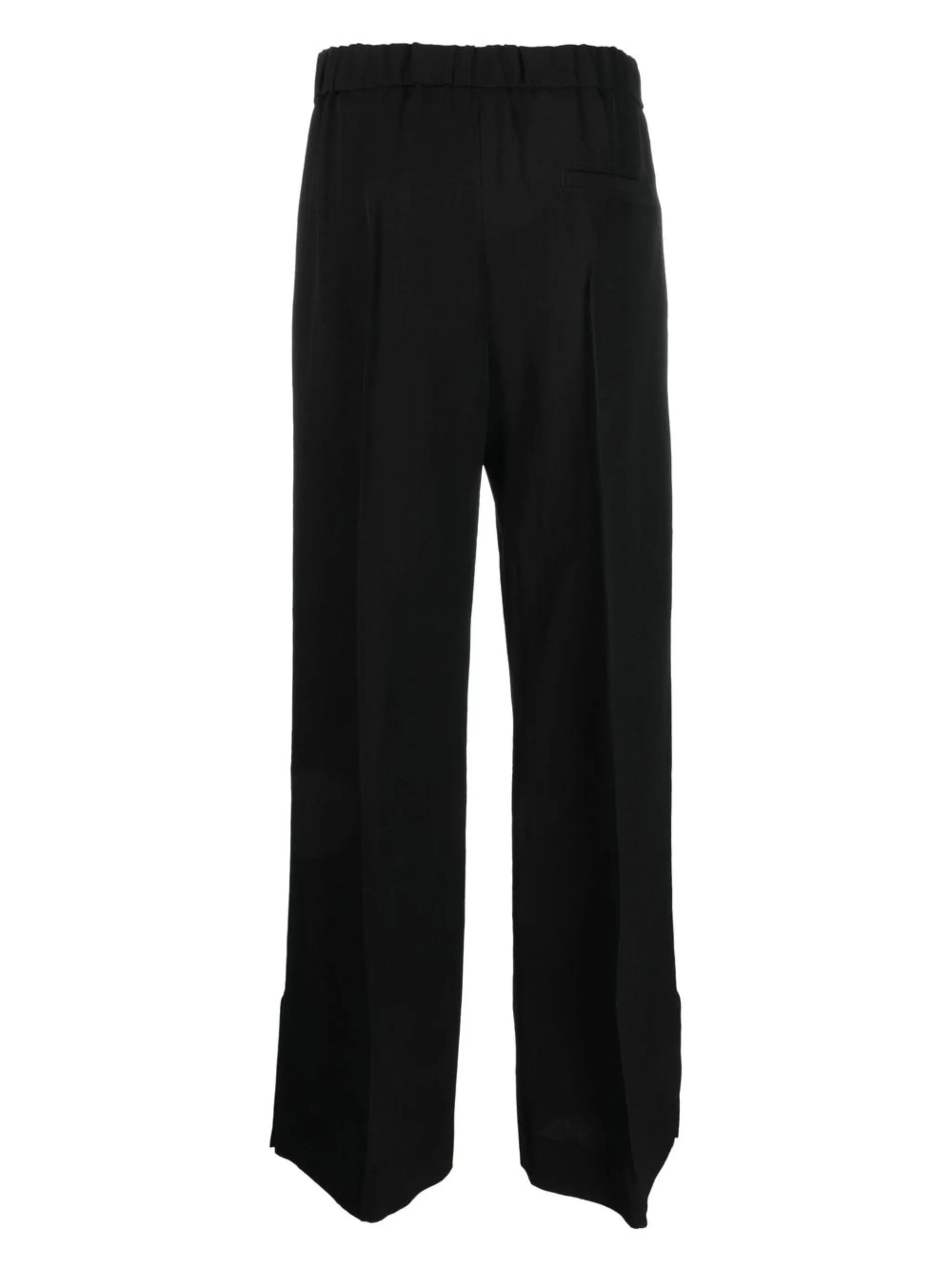 high-waist wide-leg trousers