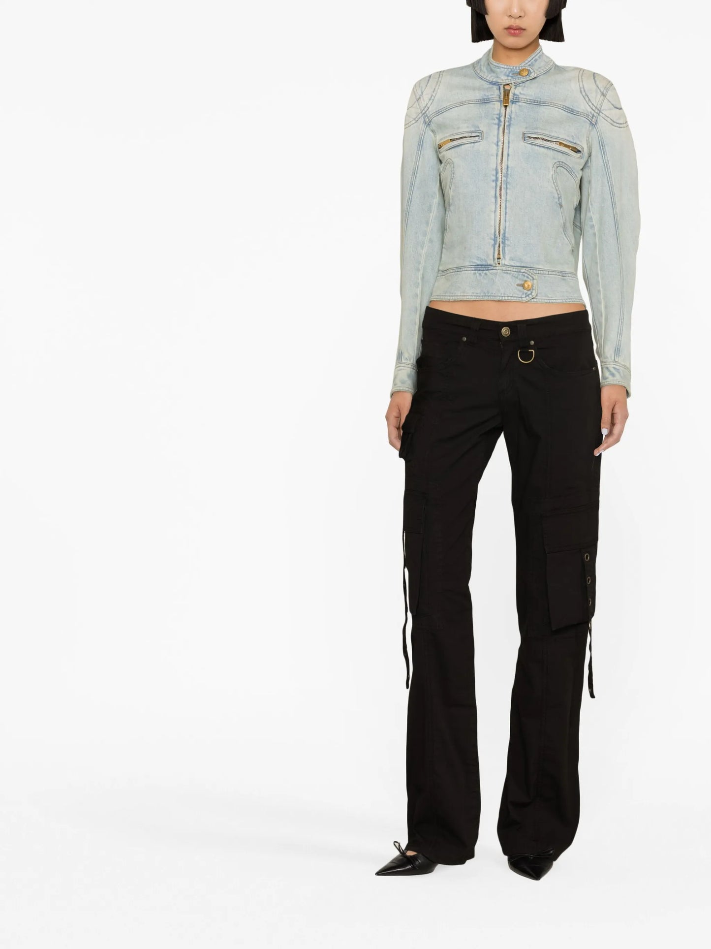 straight-leg trousers